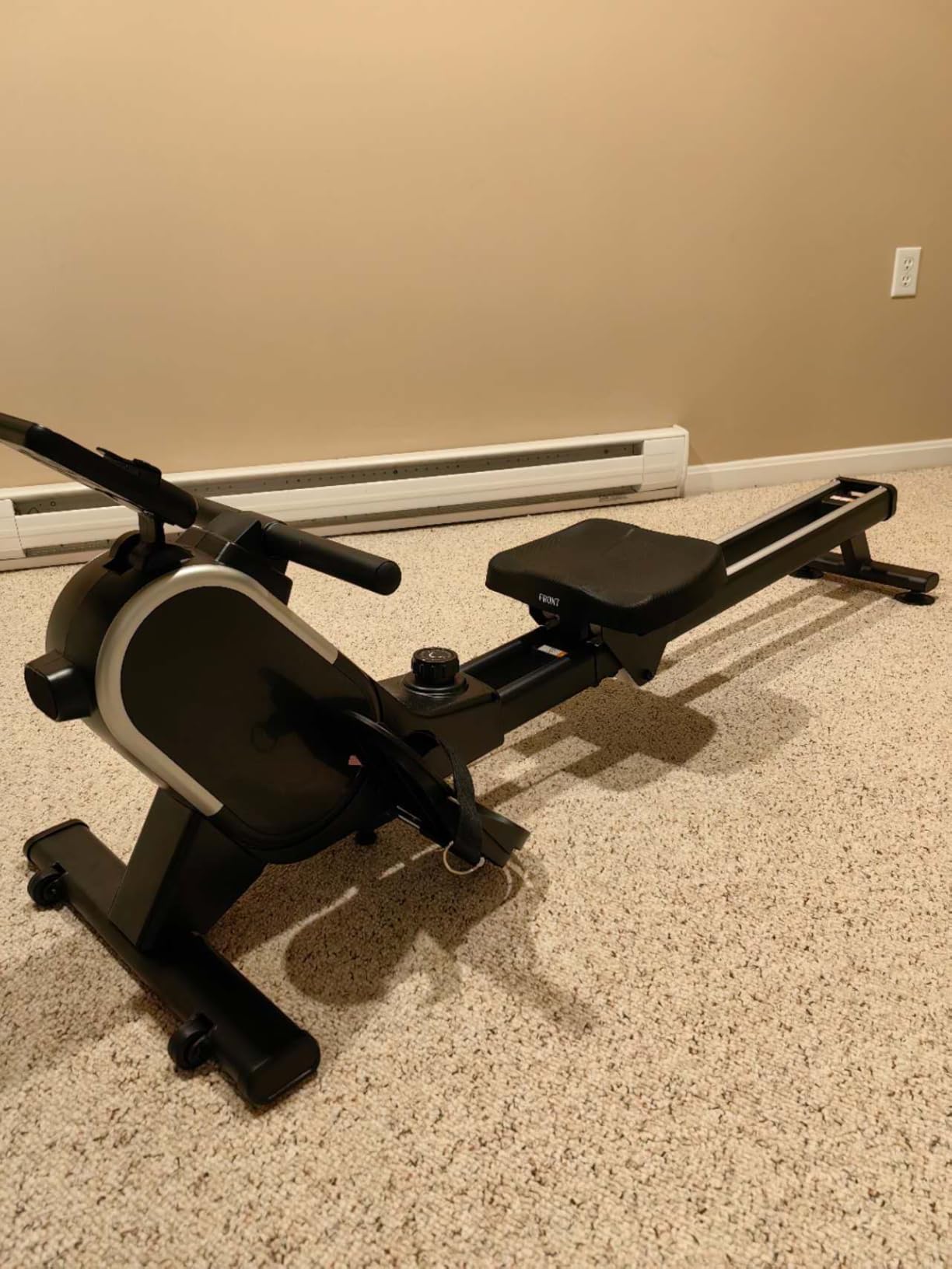 Rowing Machines for Home, 16/32-Level Adjustable Resistance, Magnetic Rowing Machine with App Supported, 350/400 LB Weight Capacity, Upgraded Dual Slide Rails with LCD Data Display Screen customer photo 2