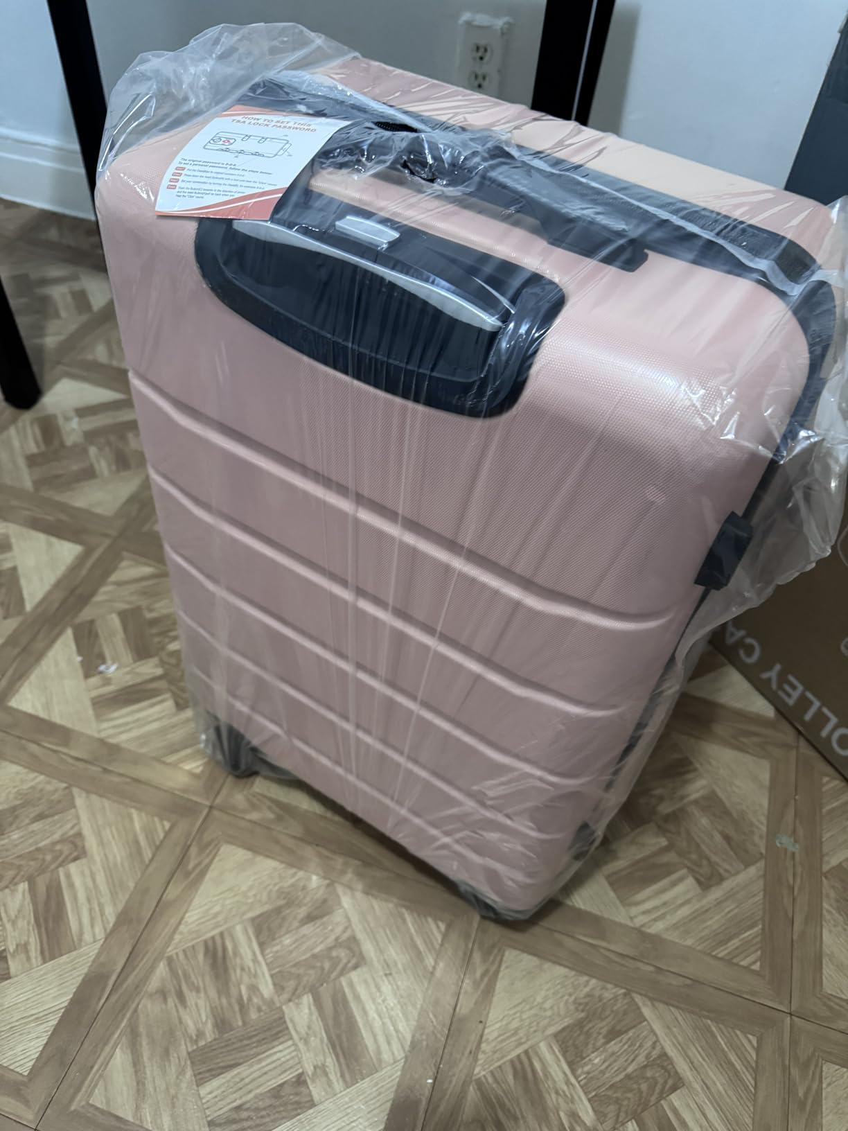 20 Inch Carry on Luggage, Lightweight Expandable Rolling Suit Case with TSA Lock, Hard Shell ABS Suitcase with Double Spinner Wheels, Blue customer photo 1