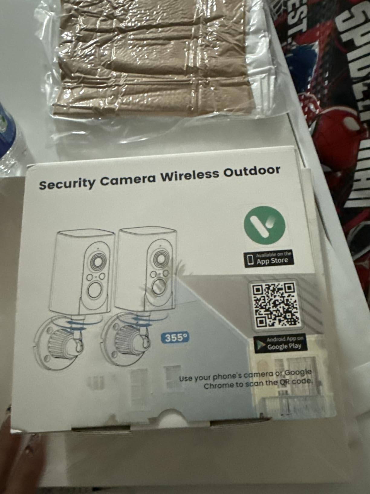 Security Cameras Wireless Outdoor 355 Pan Rotating 2K Color Night Vision Cameras for Home Security WiFi Battery Outdoor Camera Motion Detection 2-Way Talk IP65 Spotlight Siren SD/Cloud Storage 2 Pack customer photo 2