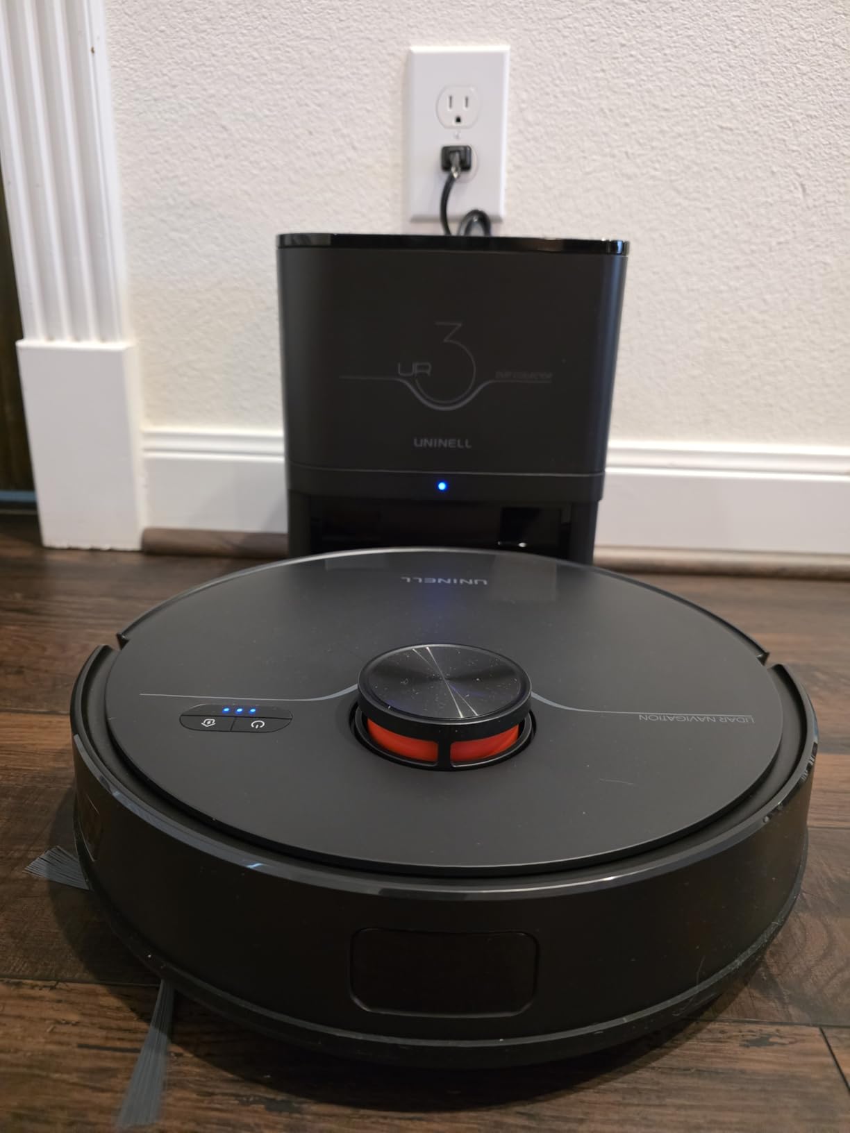 Robot Vacuum and Mop Combo with Self-Emptying, Robotic Vacuum Cleaner 7000Pa & LiDAR Navigation, 180 Mins, 90 Days Capacity, Home Mapping, for Pet Hair/Hard Floors/Carpets, App/Alexa Control customer photo 2