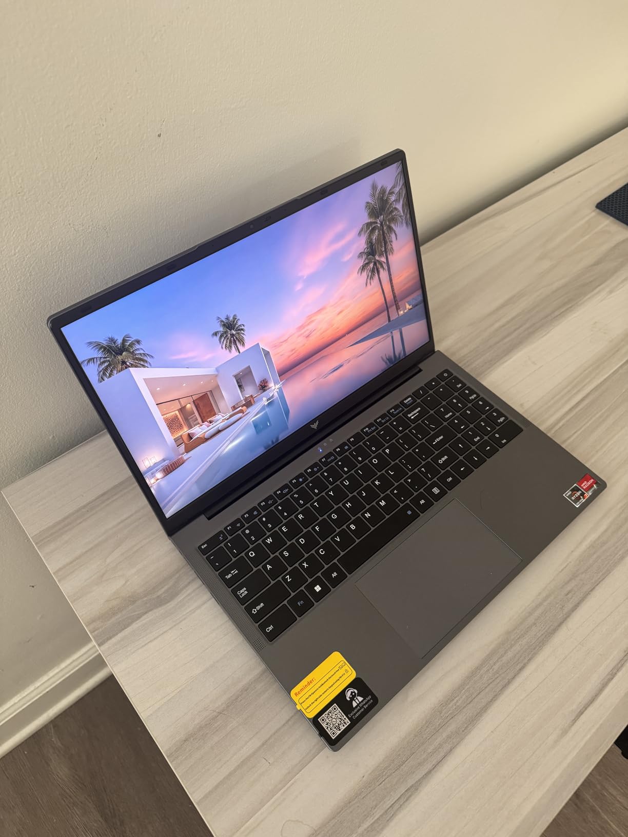2026 AMD Gaming Laptop, 15.6 Inch FHD Display, AMD Ryzen 7 5700U(8C/16T, Up to 4.3GHz)16GB RAM 512GB NVMe SSD, Windows 11 Laptop, WiFi-6, HDMI Type-C USB3.2 work Laptop, Office Laptops, Student Laptop customer photo 2