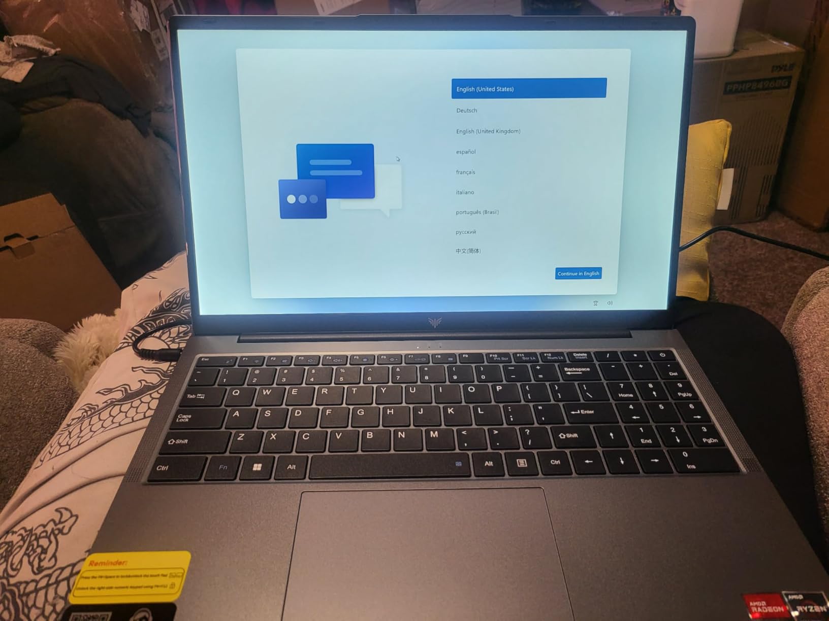 Gaming Laptop, 16.0inch Laptop Computer with AMD Ryzen 7 7730U(8C/16T, Up to 4.5GHz), 16GB RAM 512GB NVMe SSD Windows 11 Laptop, Radeon RX Vega 8 Graphics,WiFi 6, Backlit KB customer photo 2