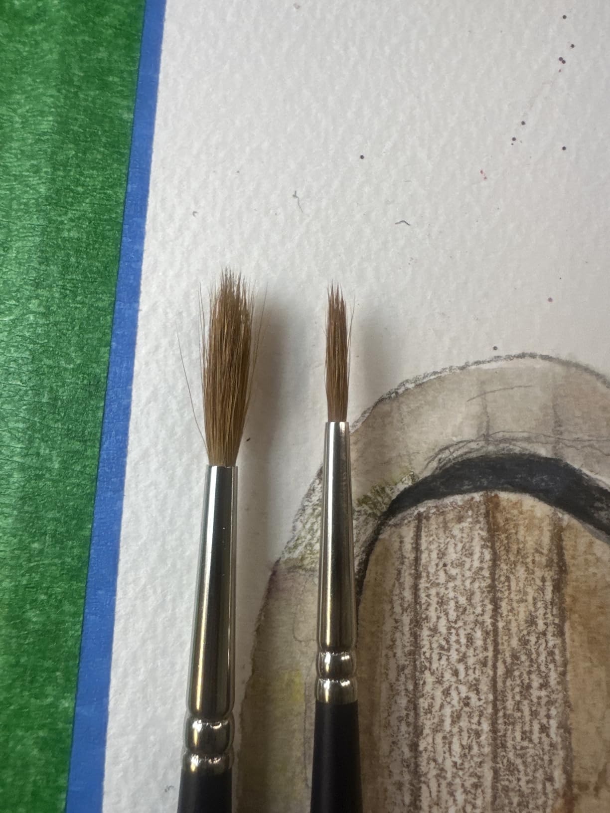 Winsor & Newton Professional Watercolour Sable Brush, Round #0 customer photo 2