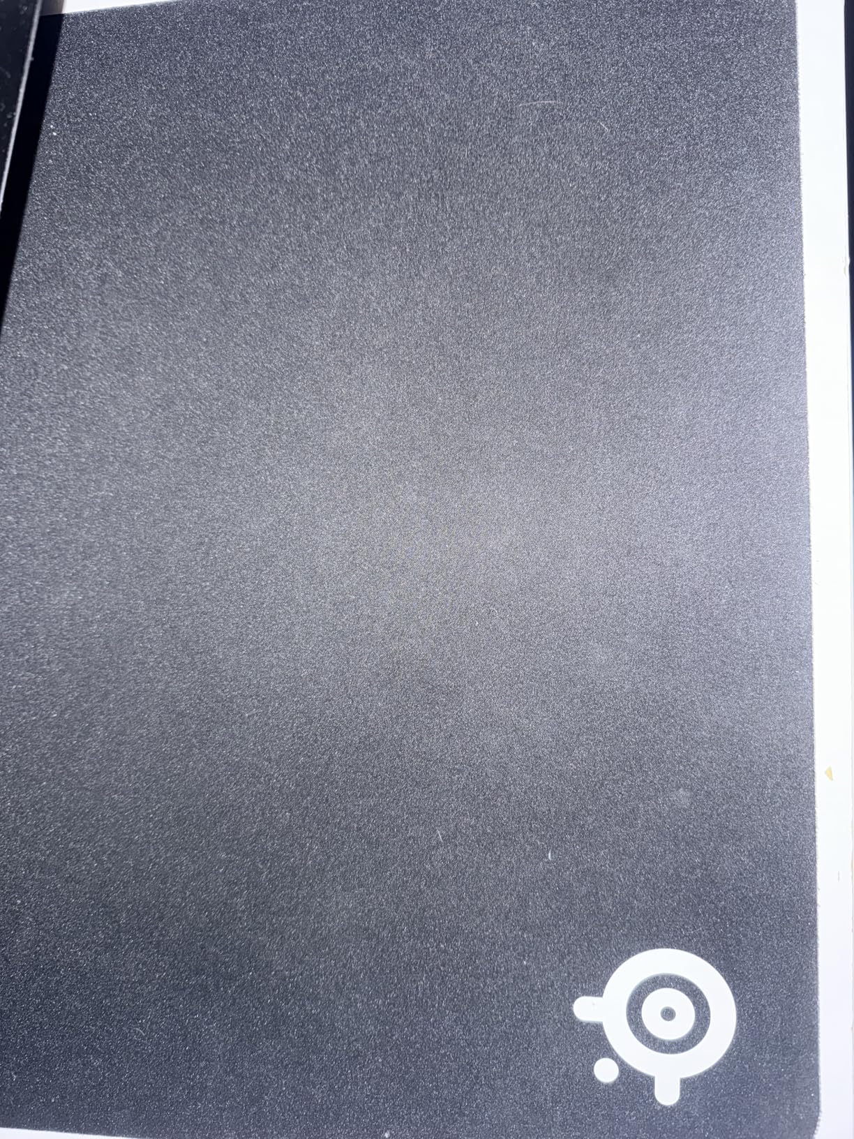 SteelSeries QcK Medium Gaming Mousepad - Black - Non-Slip Silicone Rubber Base - Peak Tracking and Stability - Optimized for Gaming Sensors - 320 mm x 270 mm customer photo 1