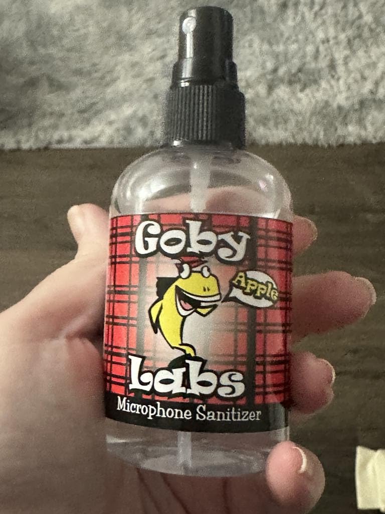 Hosa GLS-104-BULK Goby Labs Microphone Sanitizer, 4 fl oz customer photo 1
