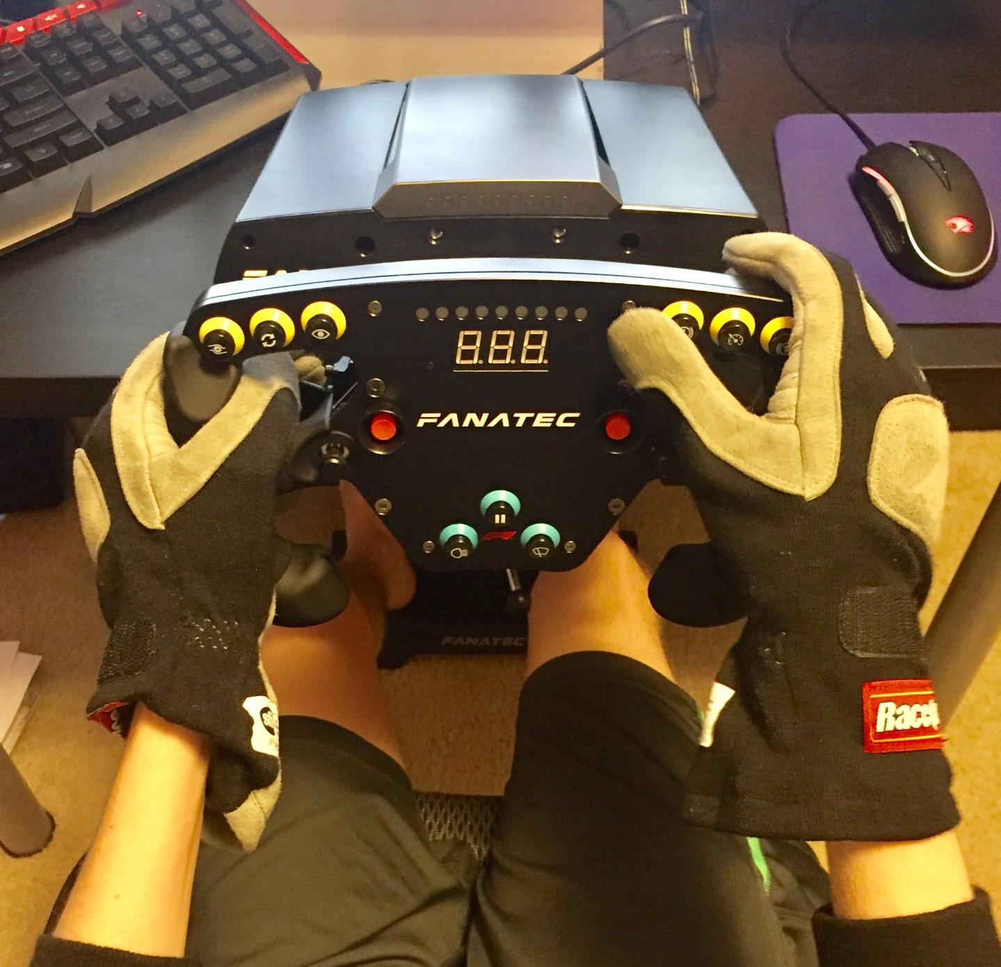 RaceQuip 351005RQP 351 Series Driving Gloves - SFI 3.3/1 - Black/Gray - Large customer photo 2