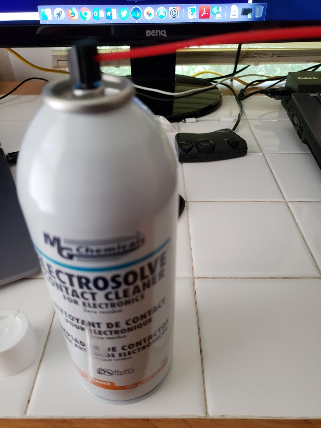 MG Chemicals 409B-140G Electrosolve Zero Residue Contact Cleaner, 140g (5 oz) Aerosol Can customer photo 1