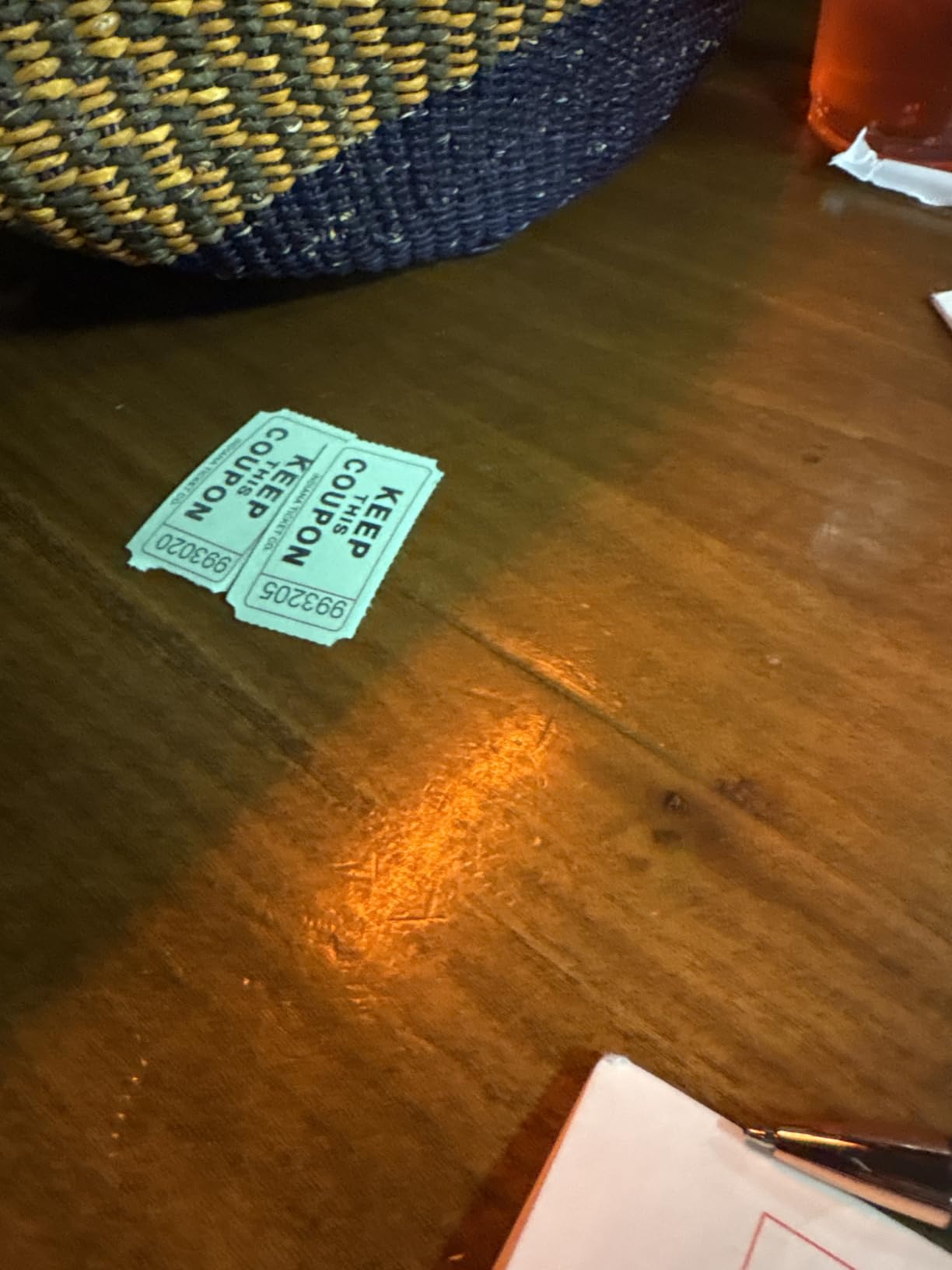 INDIANA TICKET CO. 2000 Count Double Roll Raffle Tickets (Blue) - Tickets for Fundraisers, Carnivals, Door Prizes, 50/50 Drawings, Food & Drink, Events, Classroom Rewards - 1 of 8 Colors - Made in USA customer photo 1