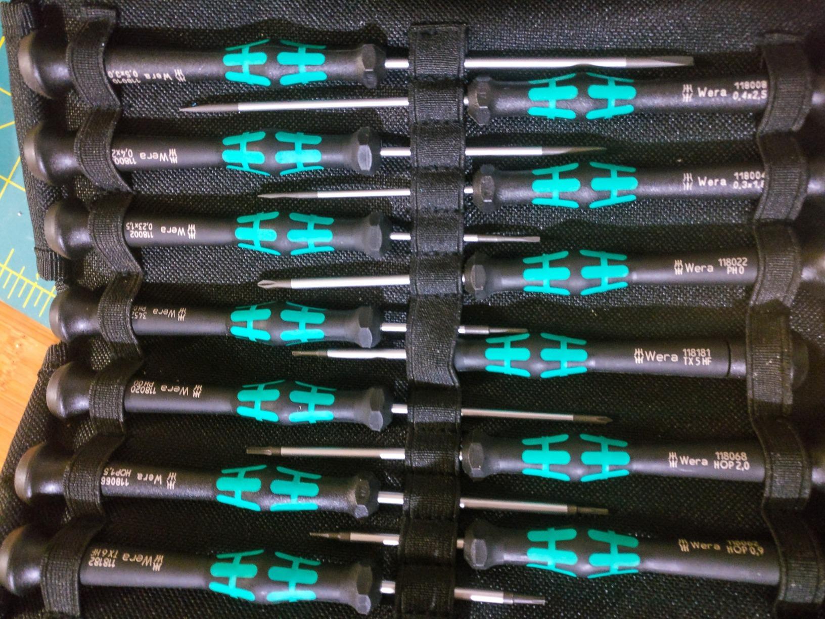 Wera Kraftform Micro-Set/12 Sb 1 Screwdriver Set customer photo 2