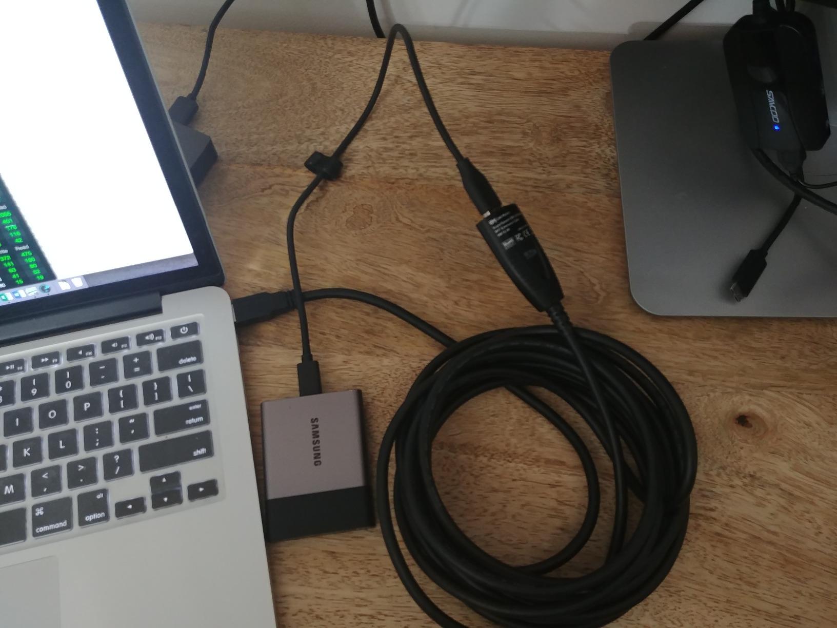 Cable Matters Active USB Extension Cable 32.8 ft / 10m (USB 3.0 Extension Cable Male to Female) with Signal Booster for Hard Drive, Webcam and More customer photo 2