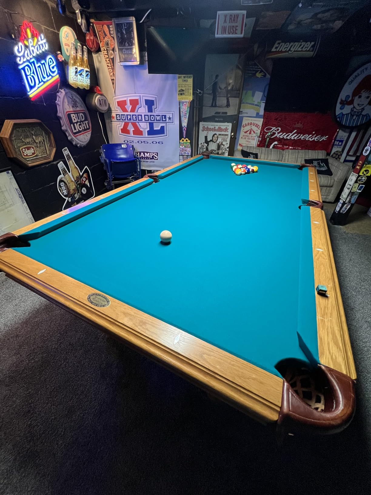 Championship Saturn II Billiards Cloth Pool Table Felt, Green, 8-Feet customer photo 1