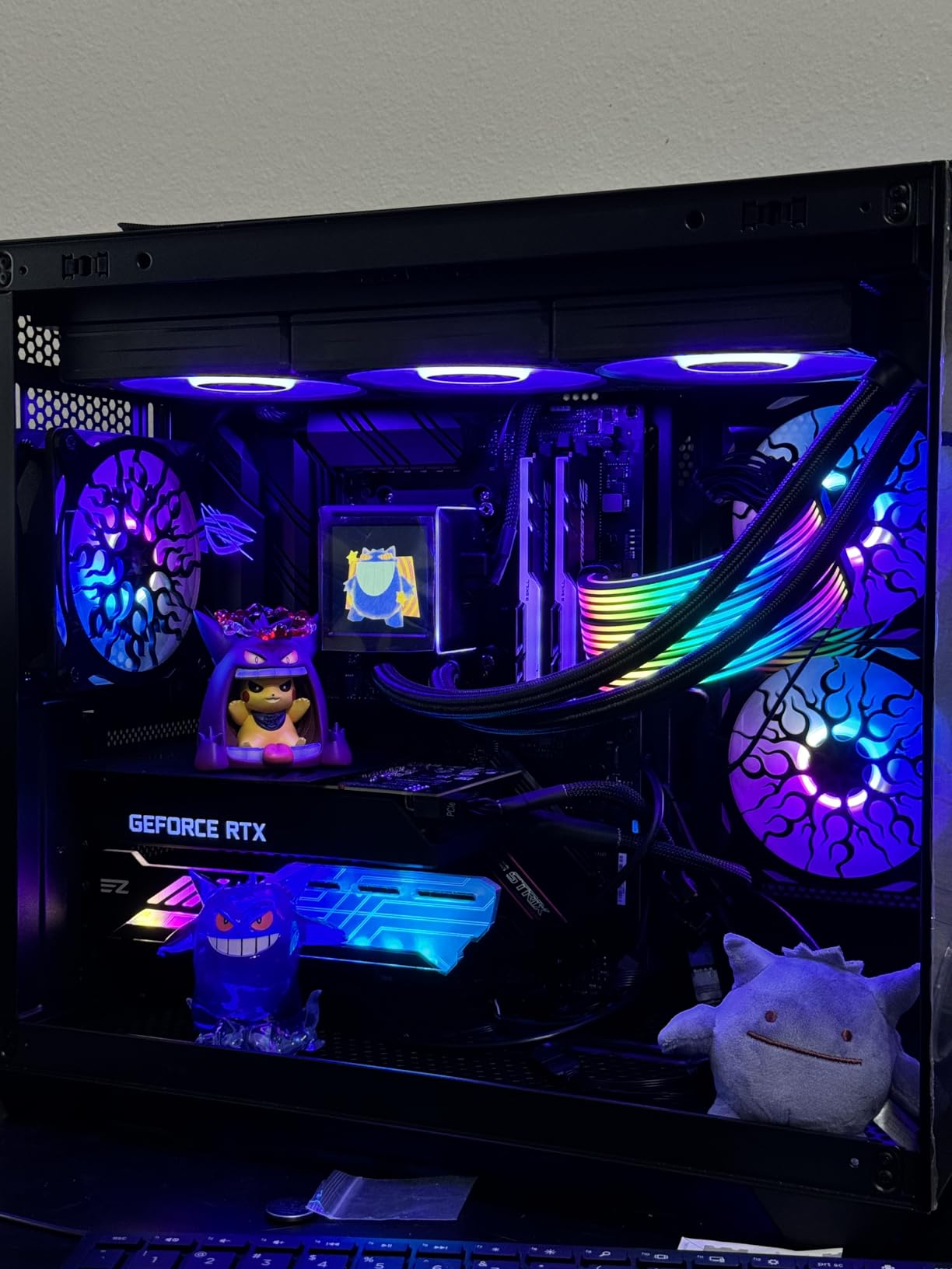 Custom Acrylic Flame Computer Fan Grill 120mm customer photo 1