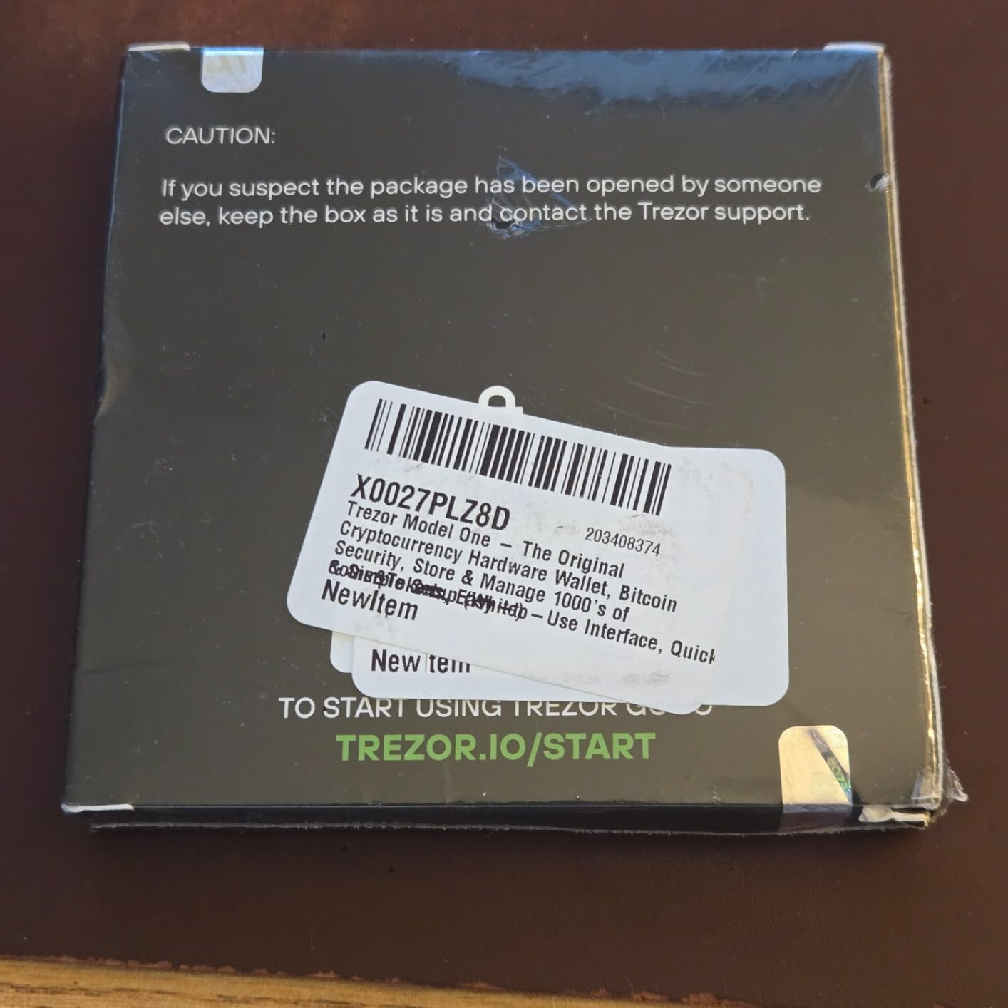 Trezor Model One - The Original Cryptocurrency Hardware Wallet, Bitcoin Security, Store & Manage 1000's of Coins&Tokens, Easy-to-Use Interface, Quick & Simple Setup (Black) customer photo 2
