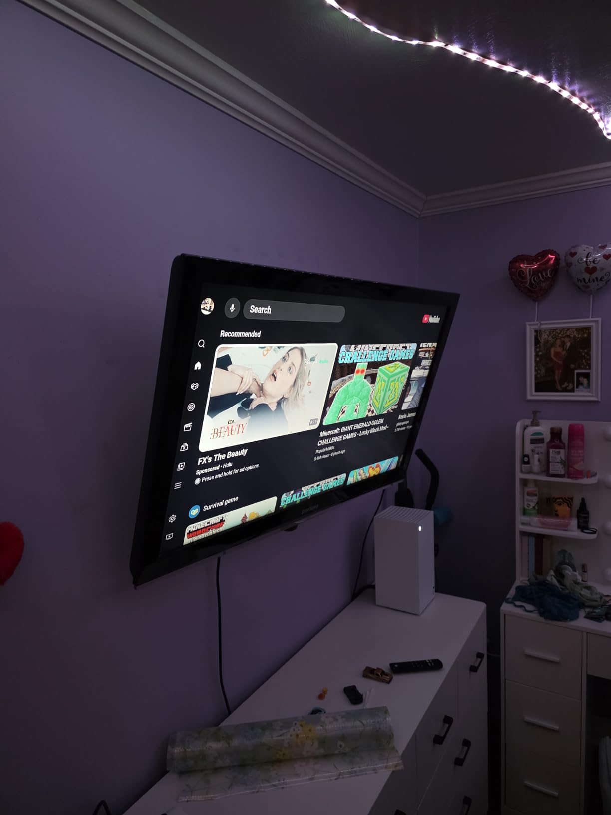 Mounting Dream TV Wall Mount for 32-65 Inch Television,Mount with Swivel and Tilt, Full Motion Bracket with Articulating Dual Arms, Fits 16inch Studs, Max VESA 400X400 mm, 99lbs, MD2380 customer photo 2