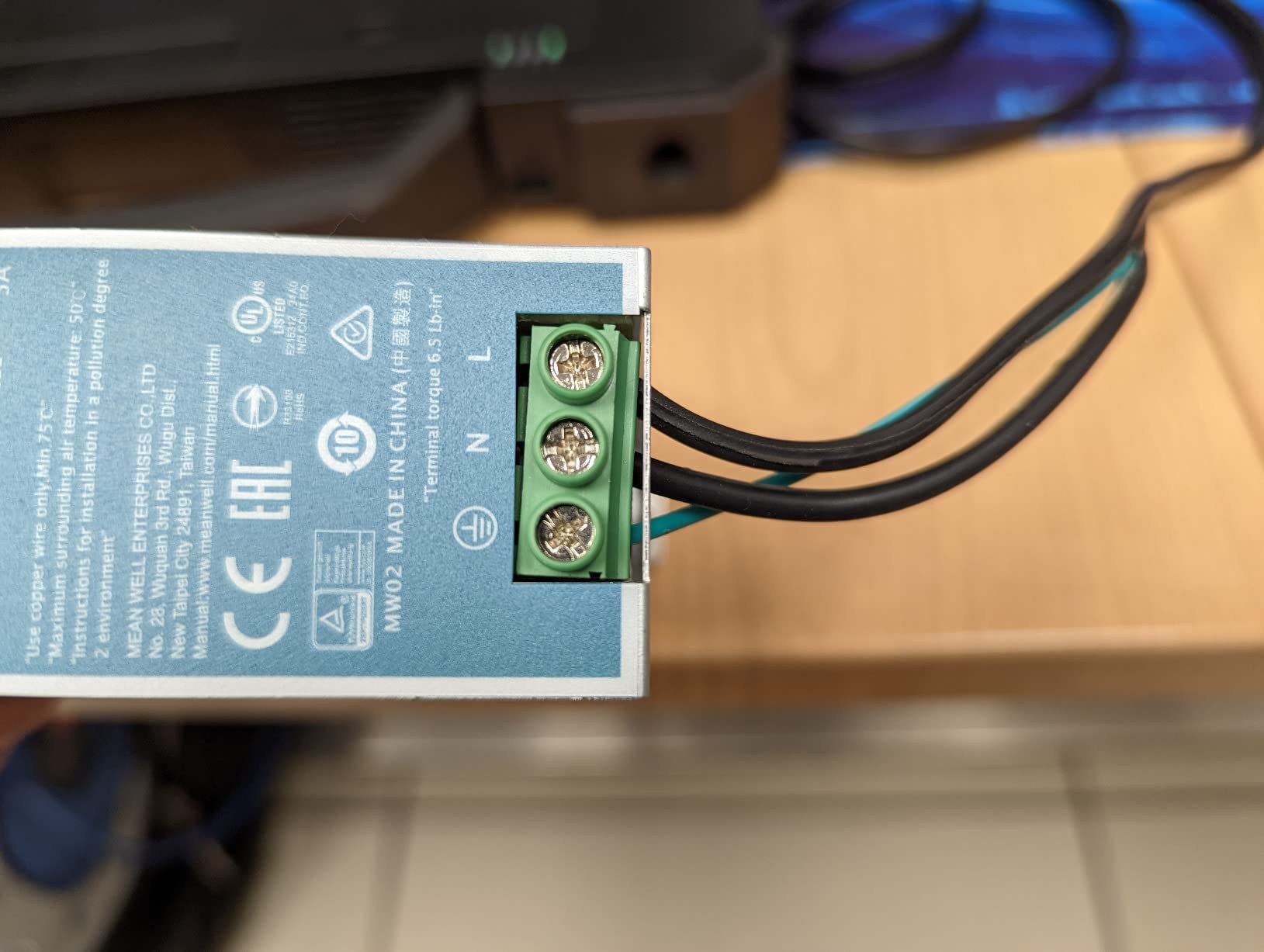 Mean Well EDR-120-24 Single Output DIN Rail Power Supply 24V 5 Amp 120W customer photo 1