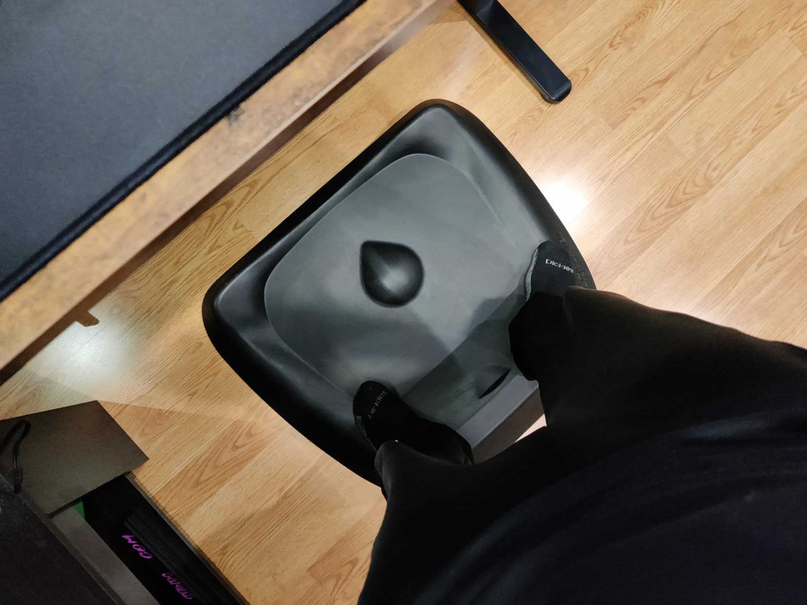 The Standing Desk Mat - Topo by Ergodriven | Premium Not-Flat Anti-Fatigue Standing Desk Mat with Calculated Terrain | Ultra-Thick Deluxe Comfort Foam, Durable, PVC-Free (Obsidian Black) customer photo 1