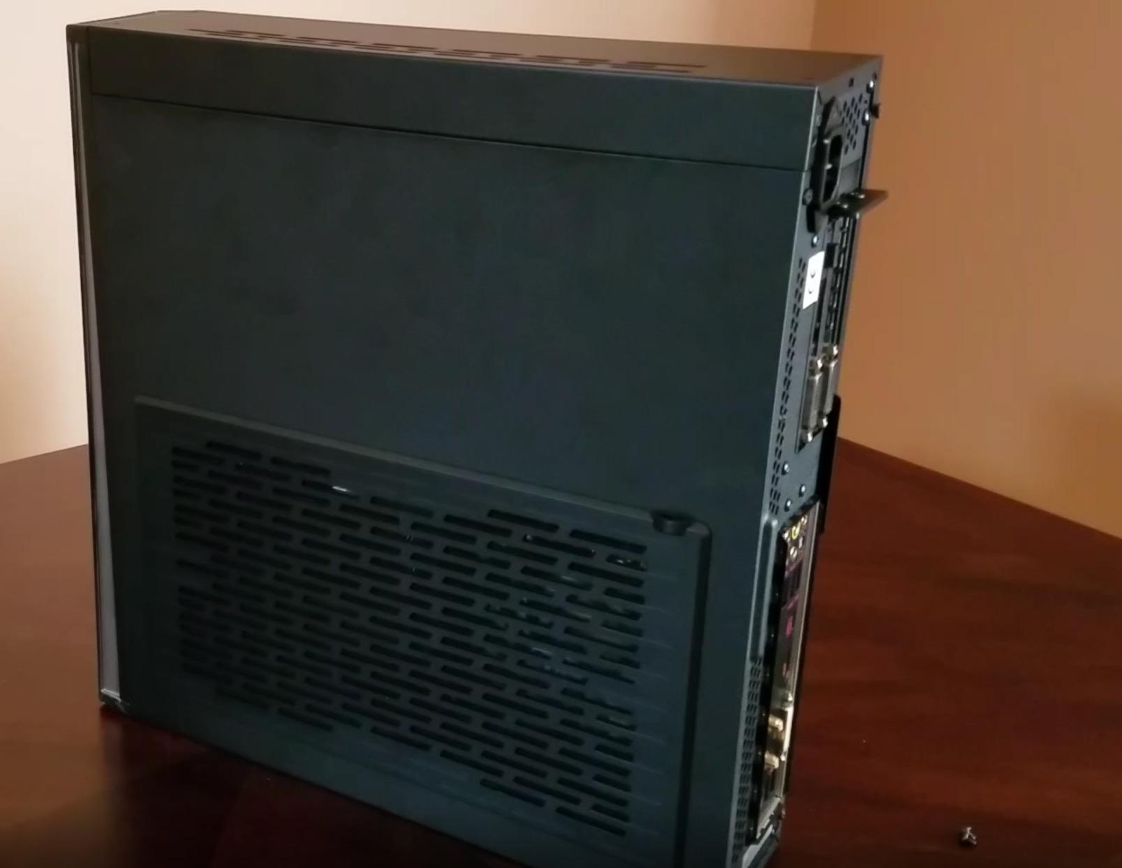 SilverStone Technology Mini-ITX Slim Small Form Factor Computer Case with Handle ML08B-H, Portable Gaming Design customer photo 2