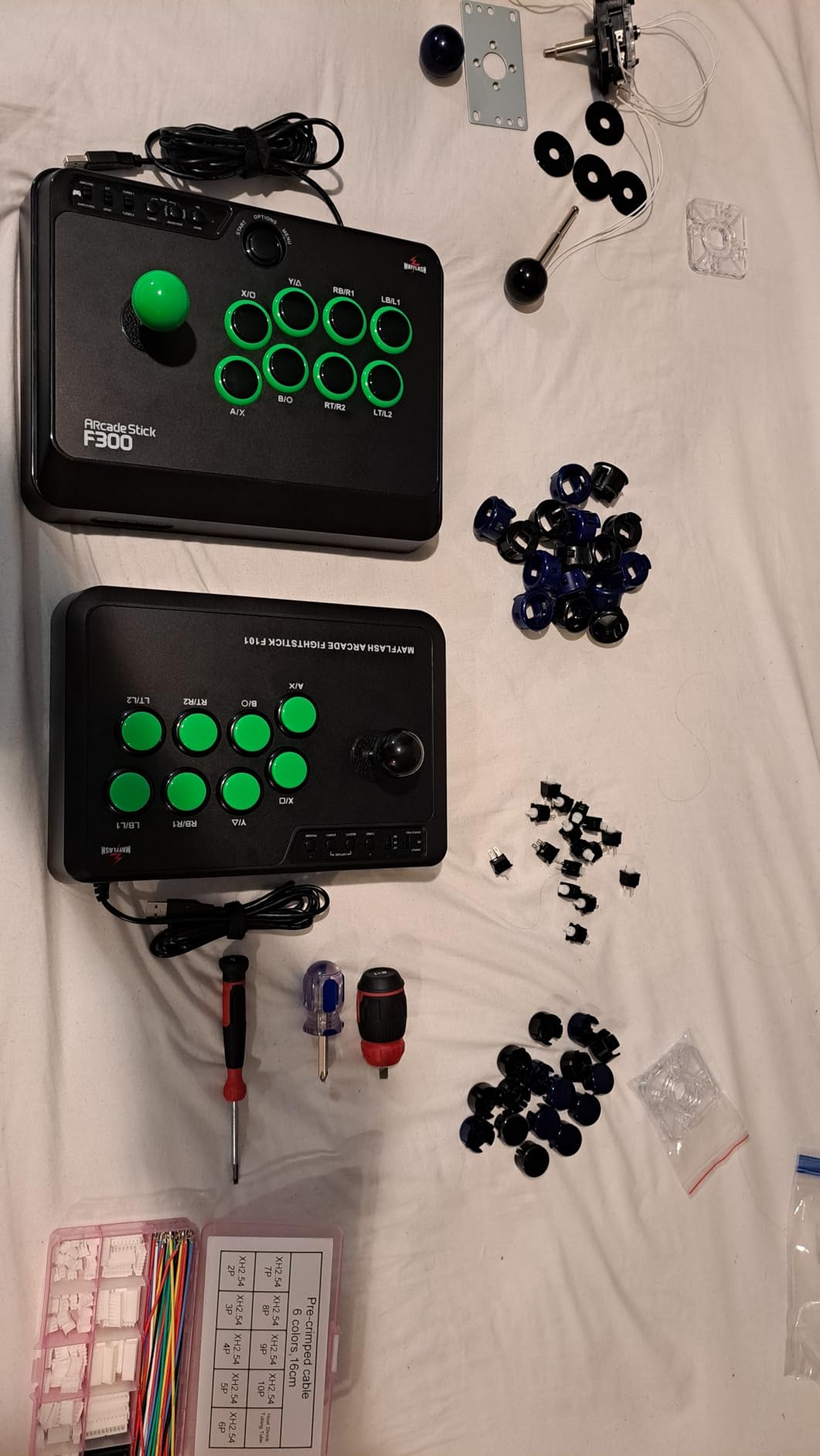 Sanwa JLF-TP-8YT Joystick + Sanwa 8 pcs OBSF-30 Push Button Bundle Kit Color : Red - for Arcade Game 4 & 8 Way Adjustable, Compatible with Catz Mad SF4 Tournament Joystick customer photo 1