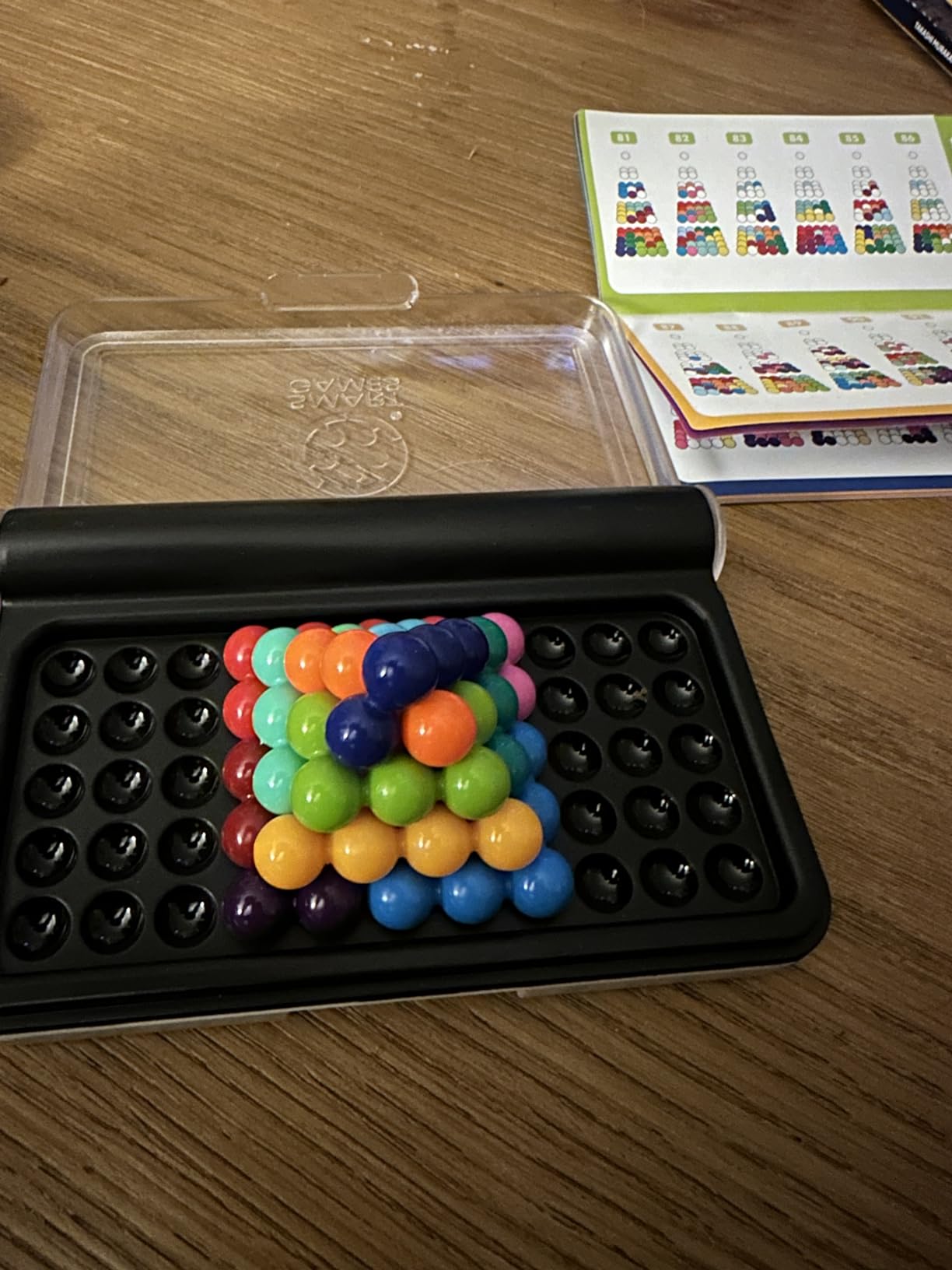 SmartGames IQ Puzzler Pro | Boost Logic and Problem Solving Skills | Level Up with 120 2D and 3D Challenges from Easy to Expert | Great for Ages 6 - Adult | A Fun Travel Game in a Portable Case customer photo 1