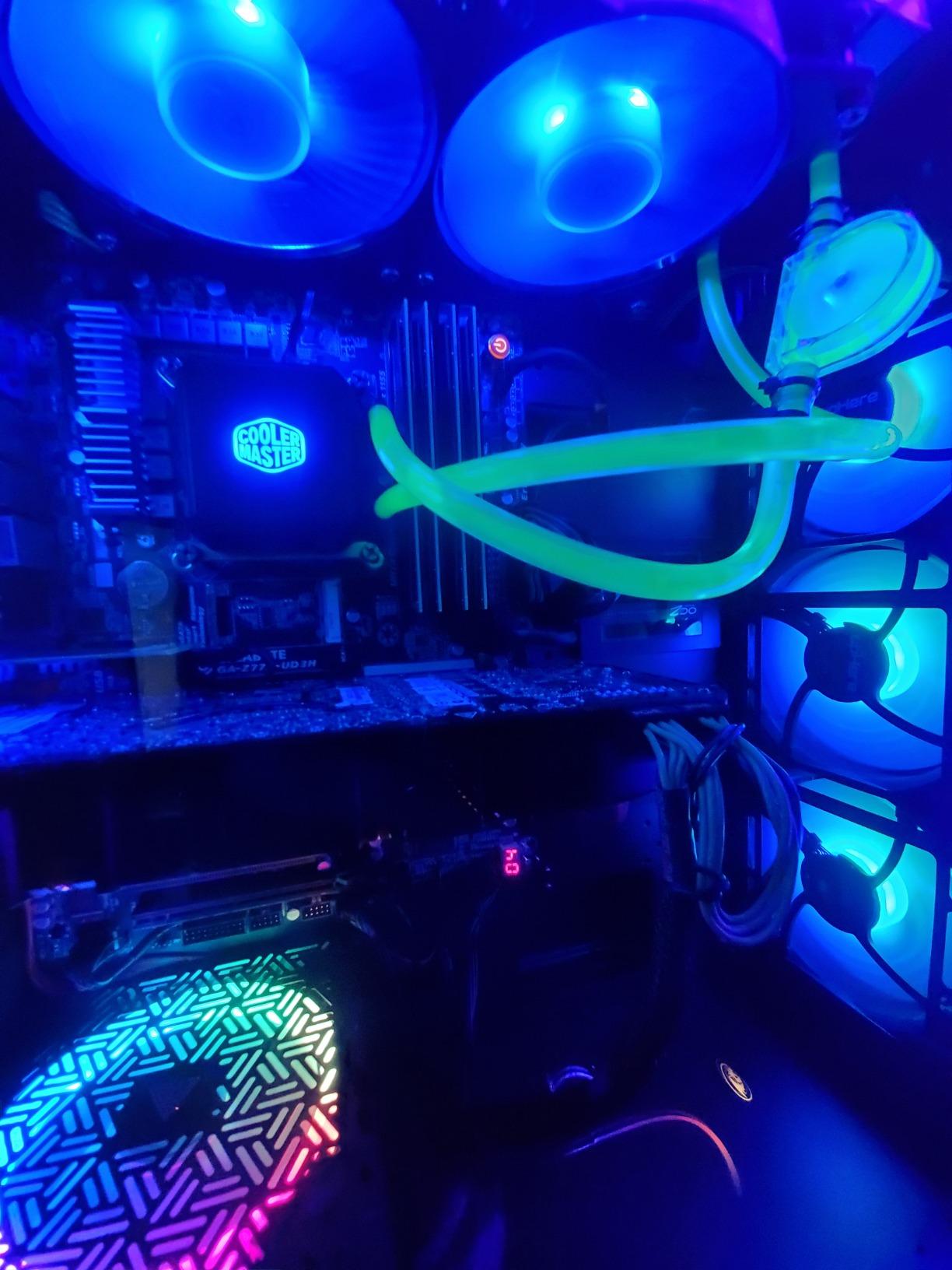 Alphacool Eisfluegel Flow Indicator, Blue Fins, Clear Body customer photo 2