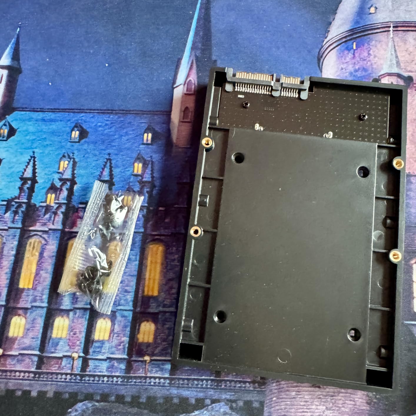 ORICO 2.5 SSD SATA to 3.5 Hard Drive Adapter Internal Drive Bay Converter Mounting Bracket Caddy Tray for 7 / 9.5 / 12.5mm 2.5 inch HDD / SSD with SATA III Interface(1125SS) customer photo 1