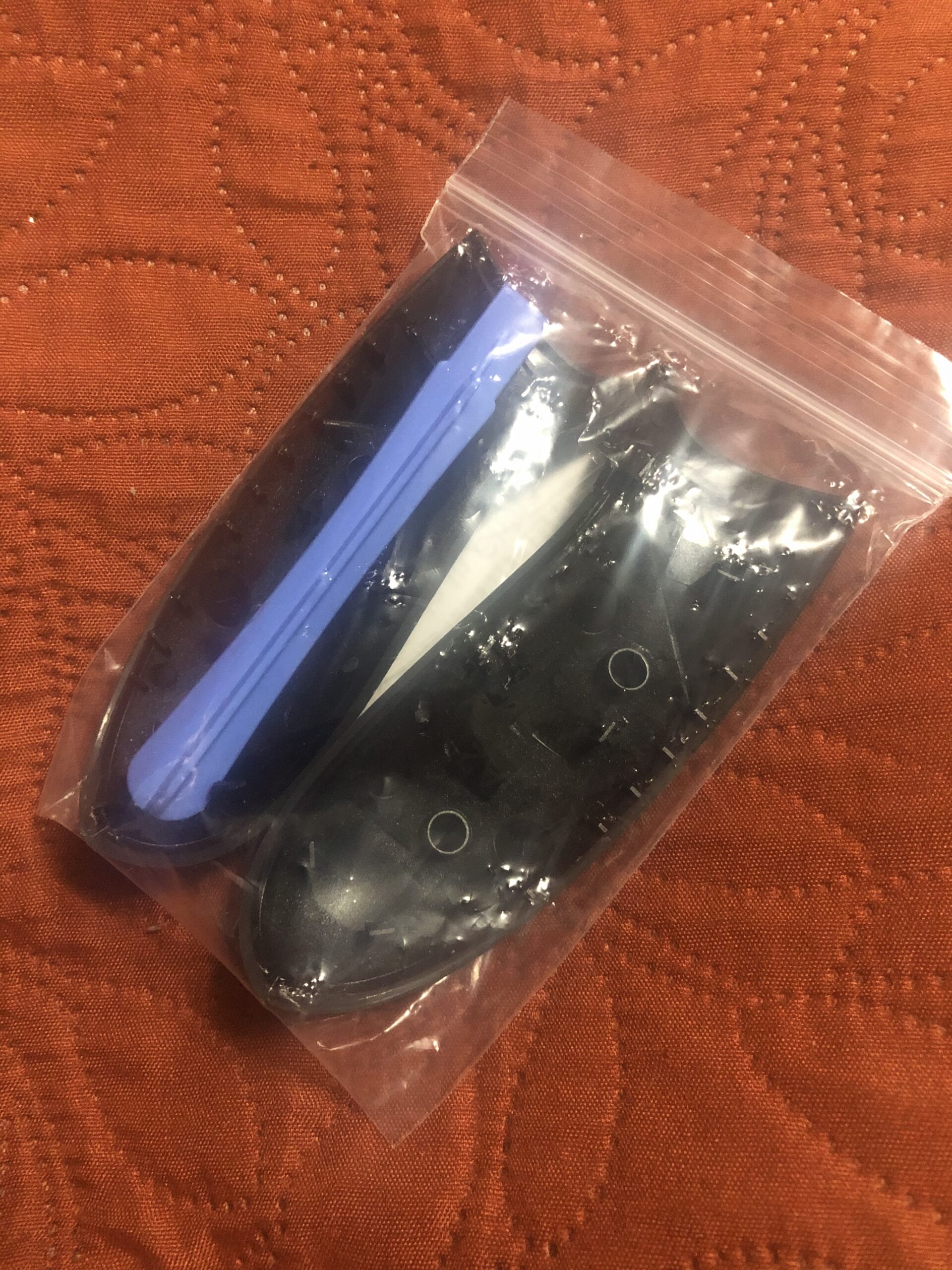 eXtremeRate Gray Rubberized Right Left Side Rails, Replacement Rear Handle Grips, Back Panels Faceplates Kits for Xbox One Elite Controller (Model 1698) customer photo 2
