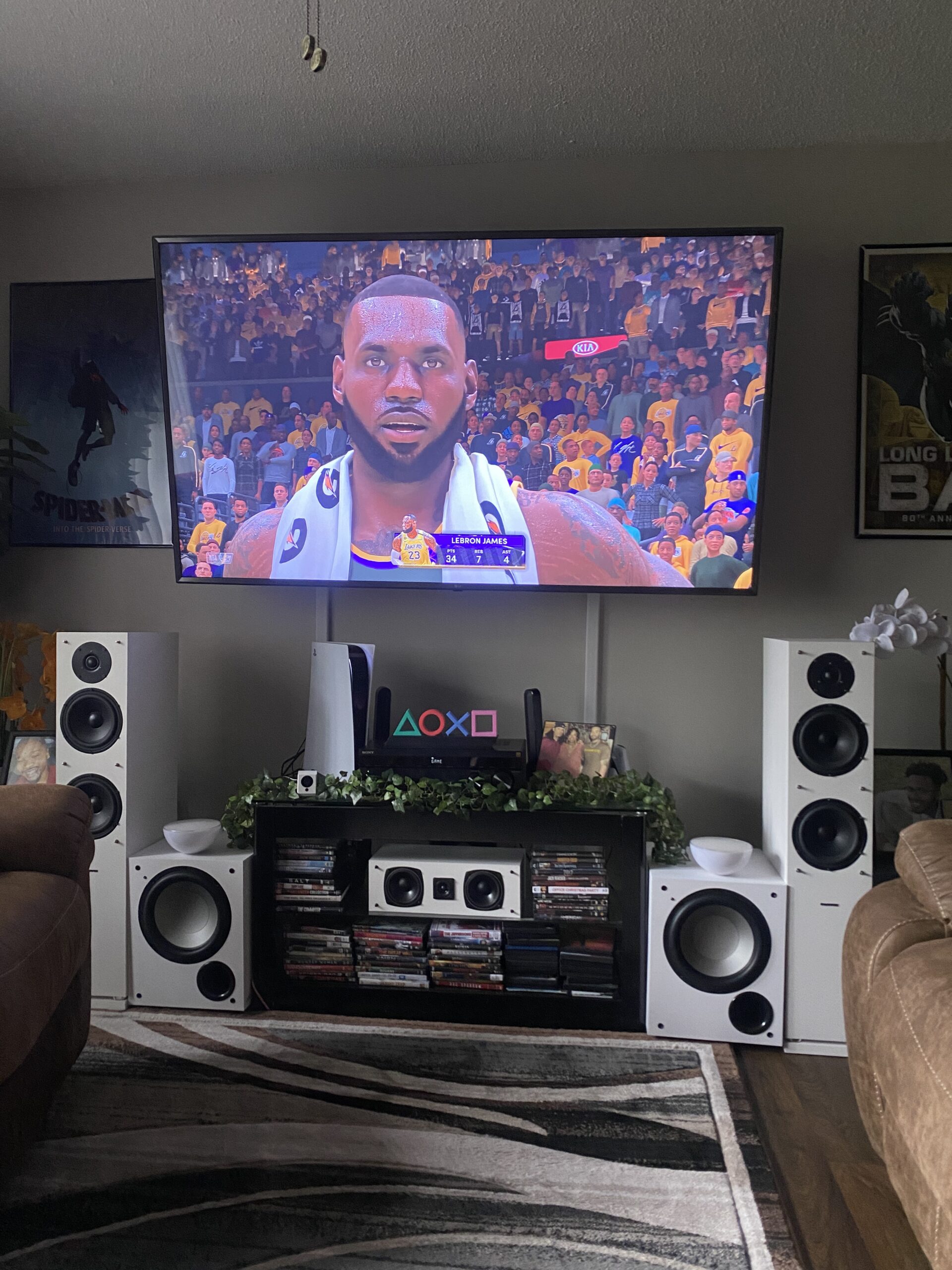 Fluance Elite High Definition Surround Sound Home Theater 5.0 Channel Speaker System Including Floorstanding Towers, Center Channel and Rear Surround Speakers - Natural Walnut (SXHTBW) customer photo 2