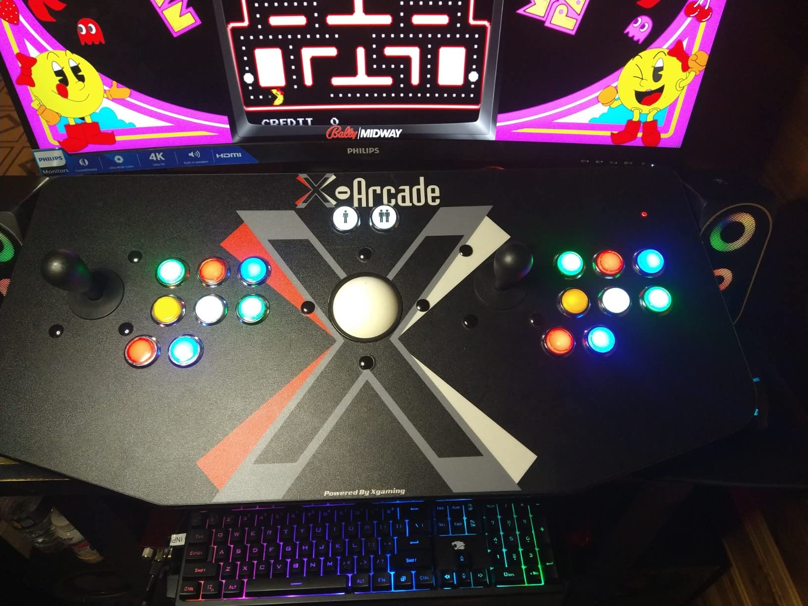 EG STARTS 10 Pcs/Lots Chrome Plating 30mm LED Illuminated Push Buttons with Micro Switch for Arcade Machine Games Mame Jamma Parts 12V Each Color of 2 Pieces customer photo 1