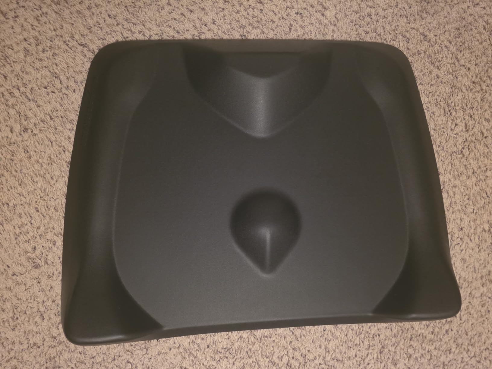 Standing Desk Mat - Topo Mini by Ergodriven | The Smaller Not-Flat Anti-Fatigue Standing Desk Mat with Calculated Terrain | Ultra-Thick Premium Comfort Foam, Durable, No PFAs or PVC (Obsidian Black) customer photo 2