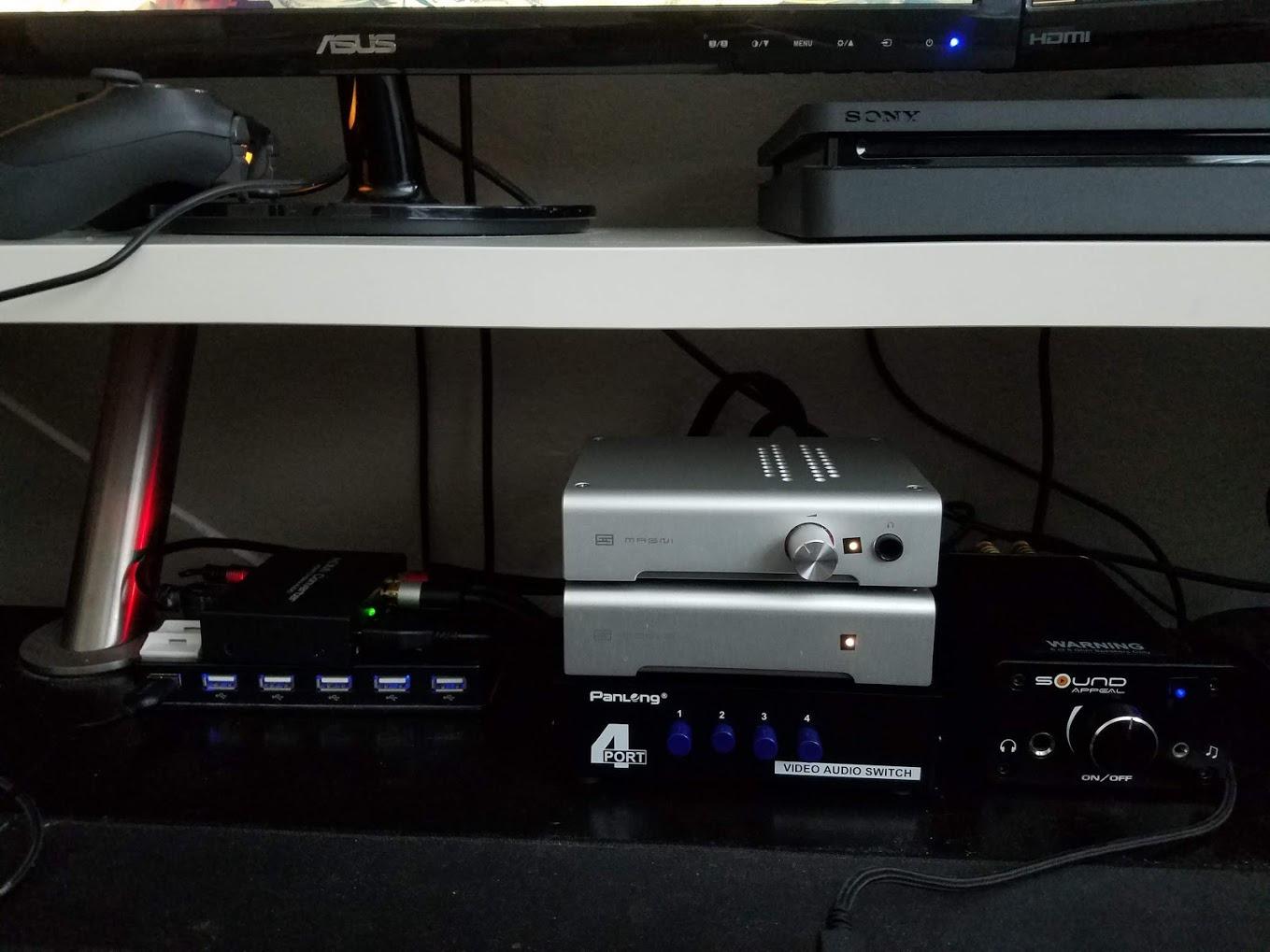 eSynic Portable 4K@30Hz HDMI Audio Extractor-No ARC/eARC & Not from HDTV to Soundbar-Easy to Setup-Metal Shell-for Gaming Consoles/Fire TV Stick to HDMI Monitor & Optical or 3.5MM & L/R Audio System customer photo 2