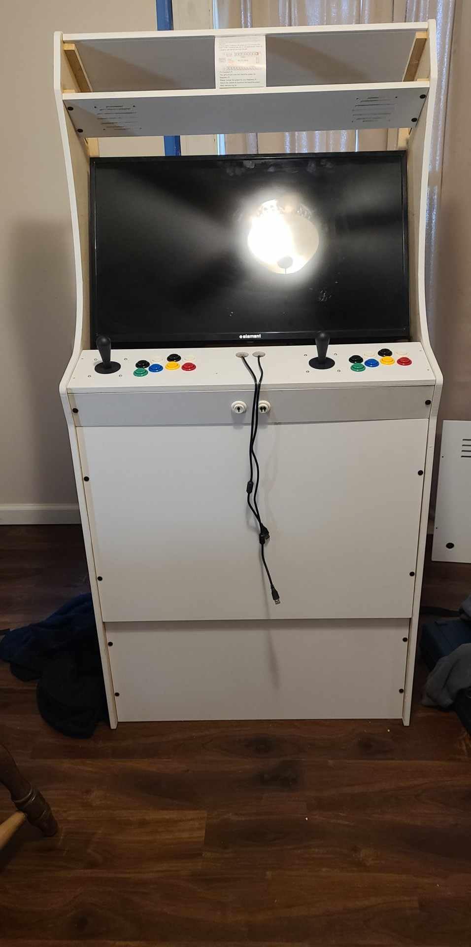 EG STARTS 2 Player Classic Arcade Game DIY Part for Mame USB Cabinet Zero Delay USB Encoder to PC Games 8 Way Joystick + 18x Arcade Push Buttons (Include 1p/2p Start Buttons) Multiple Colour Kits customer photo 1