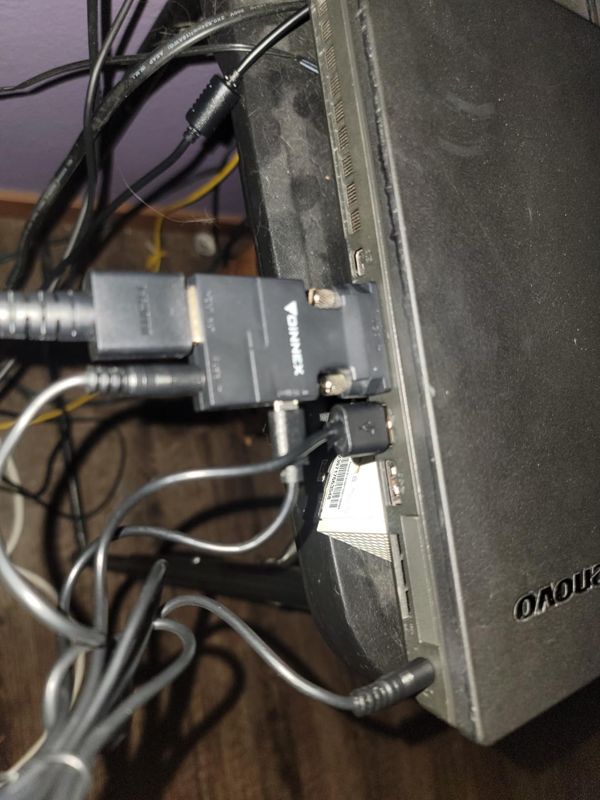 VGA to HDMI Adapter with Audio, Uni-Direction VGA (Source) to HDMI (TV/Monitor), Active VGA to HDMI Convertor Male to Female 1080P Video Dongle for Laptop, Computer, Projector customer photo 1