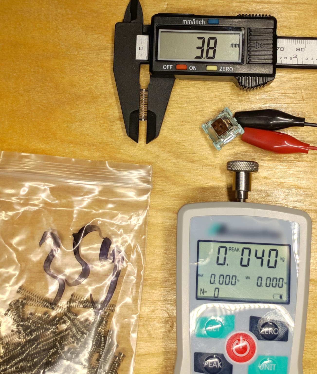 110-Pack Stainless Steel Custom Cherry MX Springs for Cherry Gateron MX switches Springs Replacement (150g) customer photo 1