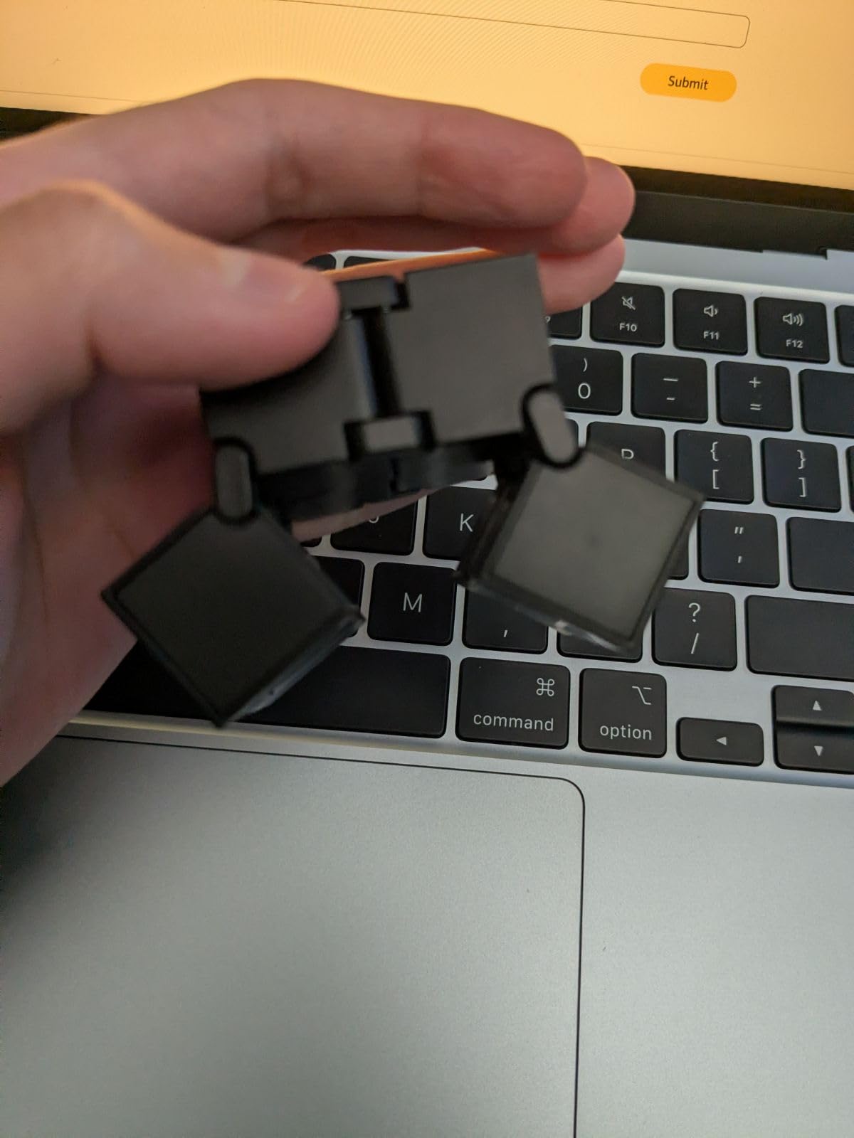 Infinity Cube Sensory Fidget Toy, EDC Fidgeting Game for Kids and Adults, Cool Mini Gadget Best for Stress and Stress Relief and Kill Time, Easter Stocking Stuffers Unique Idea for Fingers and Hands customer photo 2