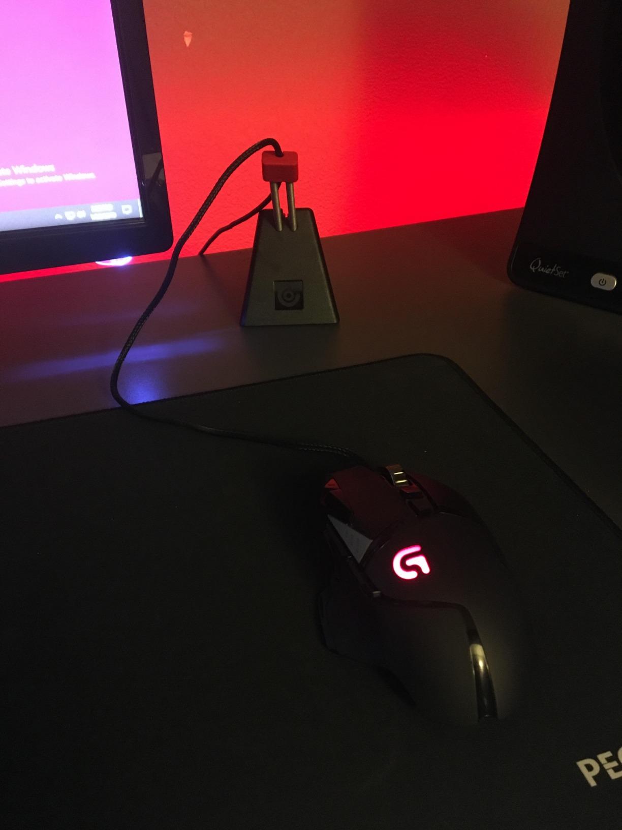 CASETHRONE Gaming Mouse Cable Management,aBell Mouse Bungee Device for Esports FPS Game(Black) customer photo 1