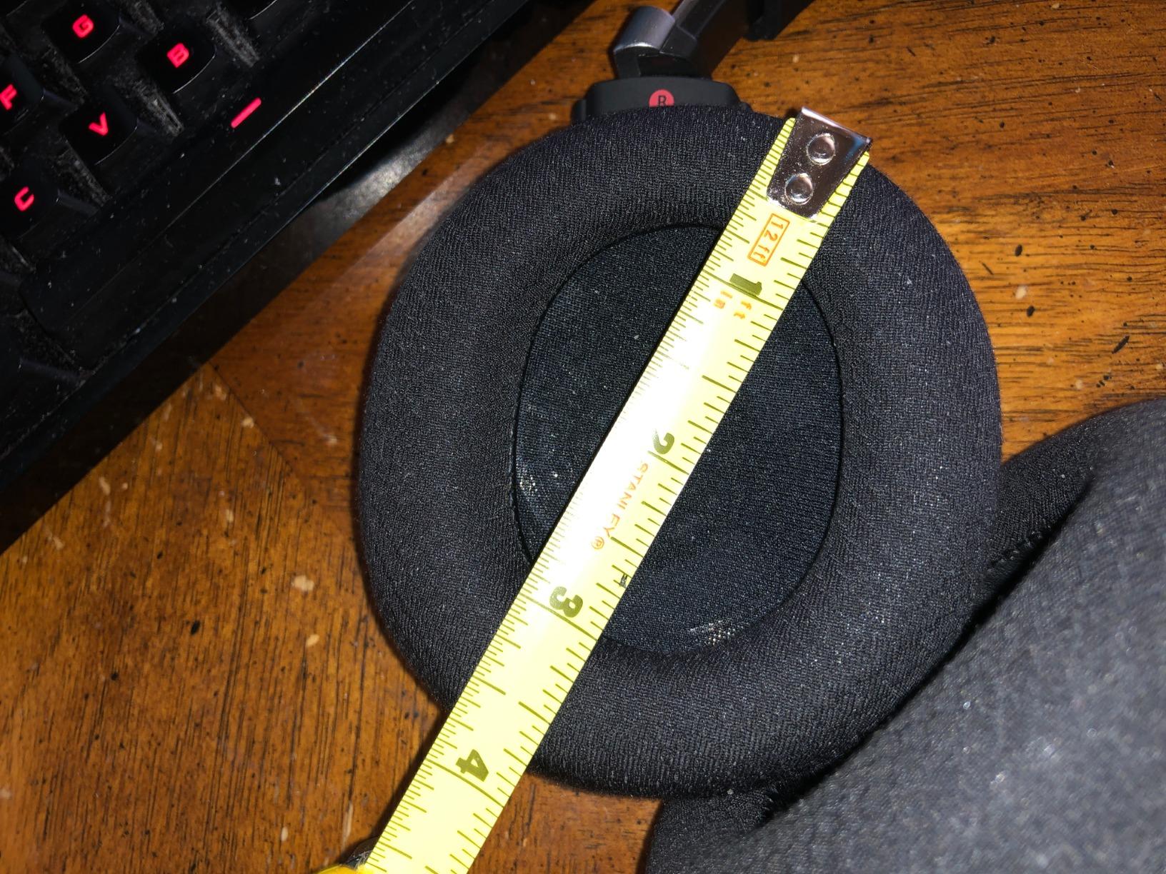 Arctis 3/5/7/9 Replacement Black Fabric Ear Pads Cushion Compatible with SteelSeries Arctis Gaming Headsets customer photo 2