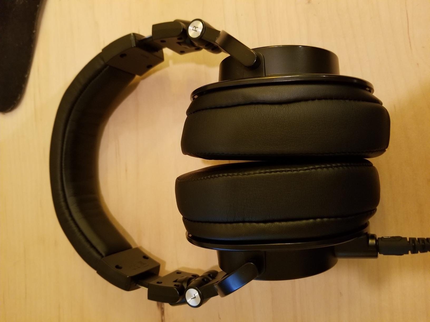 WC Wicked Cushions PadZ - Thick & Soft Ear Pads for ATH M50X / M40X / SteelSeries Arctis/HyperX Cloud & Alpha/Logitech G Pro X/Compatible with Over 50 Headphones | Black customer photo 1