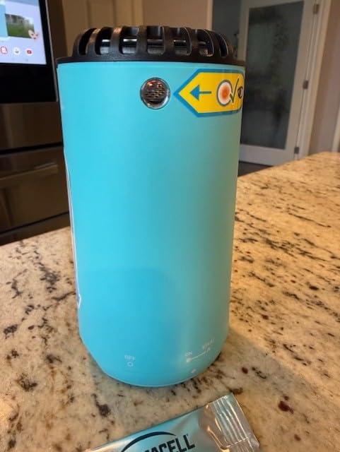 Thermacell Mosquito Repeller Patio Shield; Includes 12-Hour Refill; 15 Foot Zone of Protection; Highly Effective Mosquito Repellent for Patio; Bug Spray Alternative; Scent Free customer photo 1