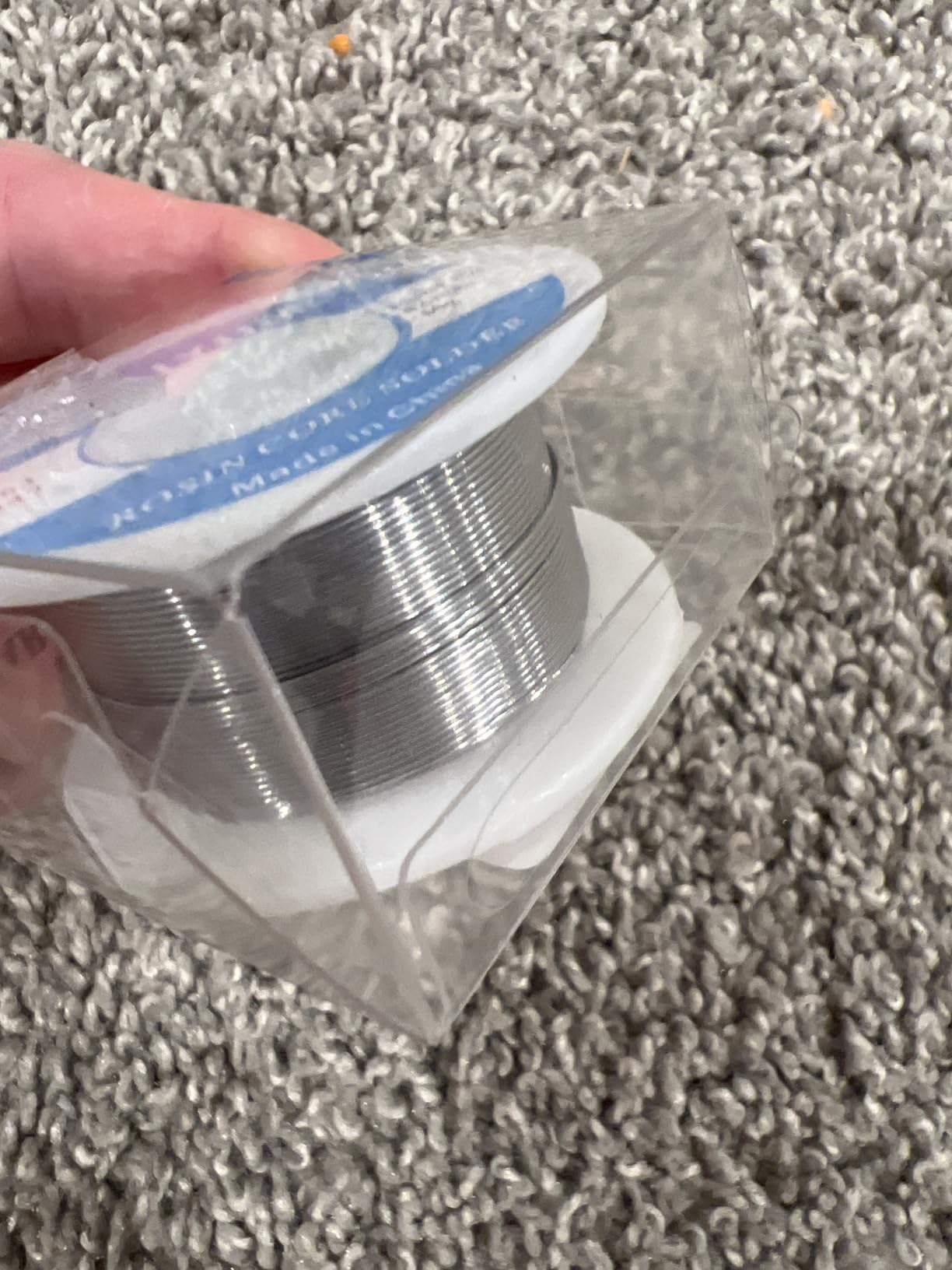 63-37 Tin Lead Rosin Core Solder Wire for Electrical Soldering (0.8mm 50g) customer photo 2
