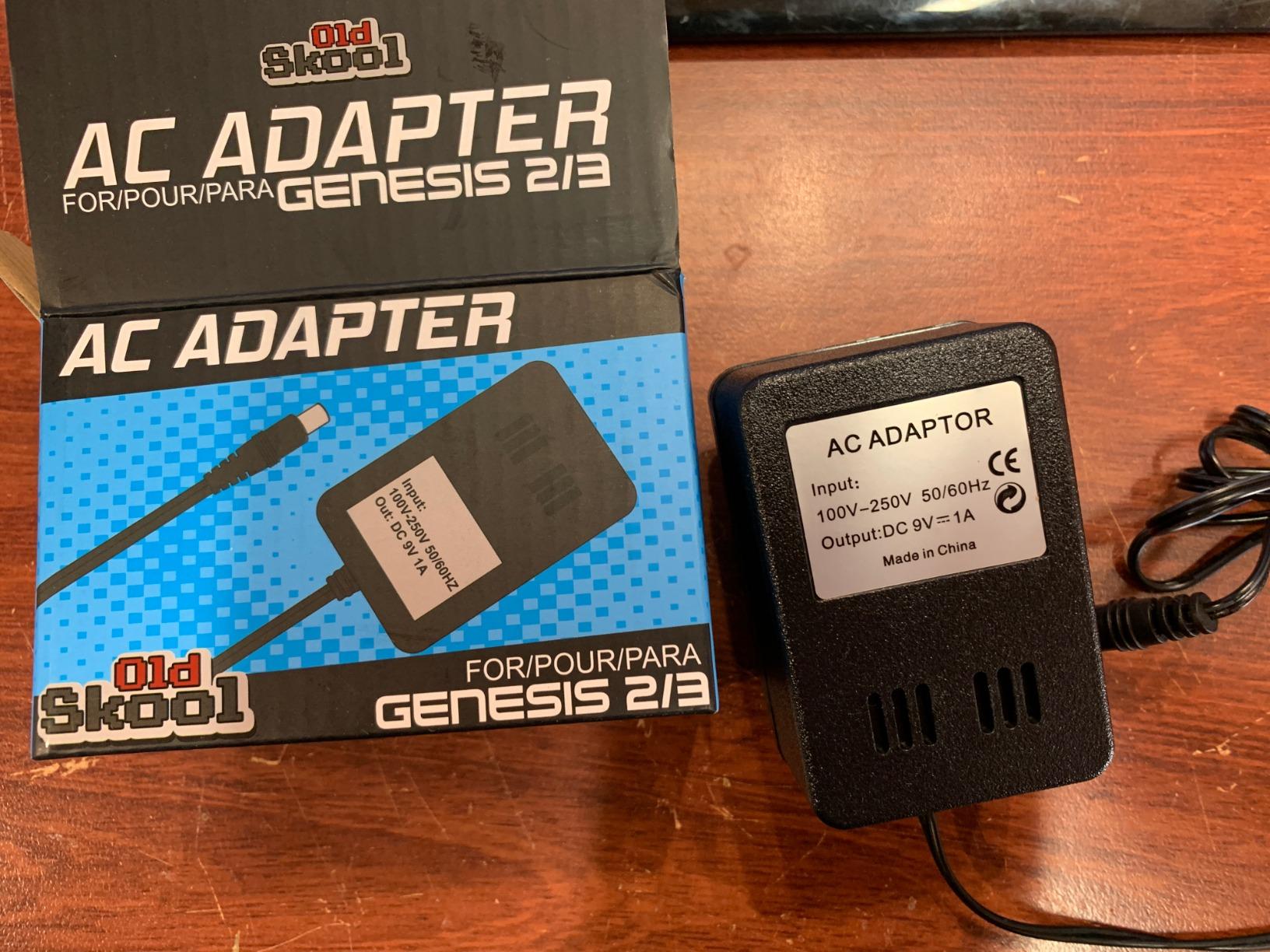 Old Skool Sega Genesis Ac Adapter for Genesis 2 and 3 or Game Gear customer photo 2