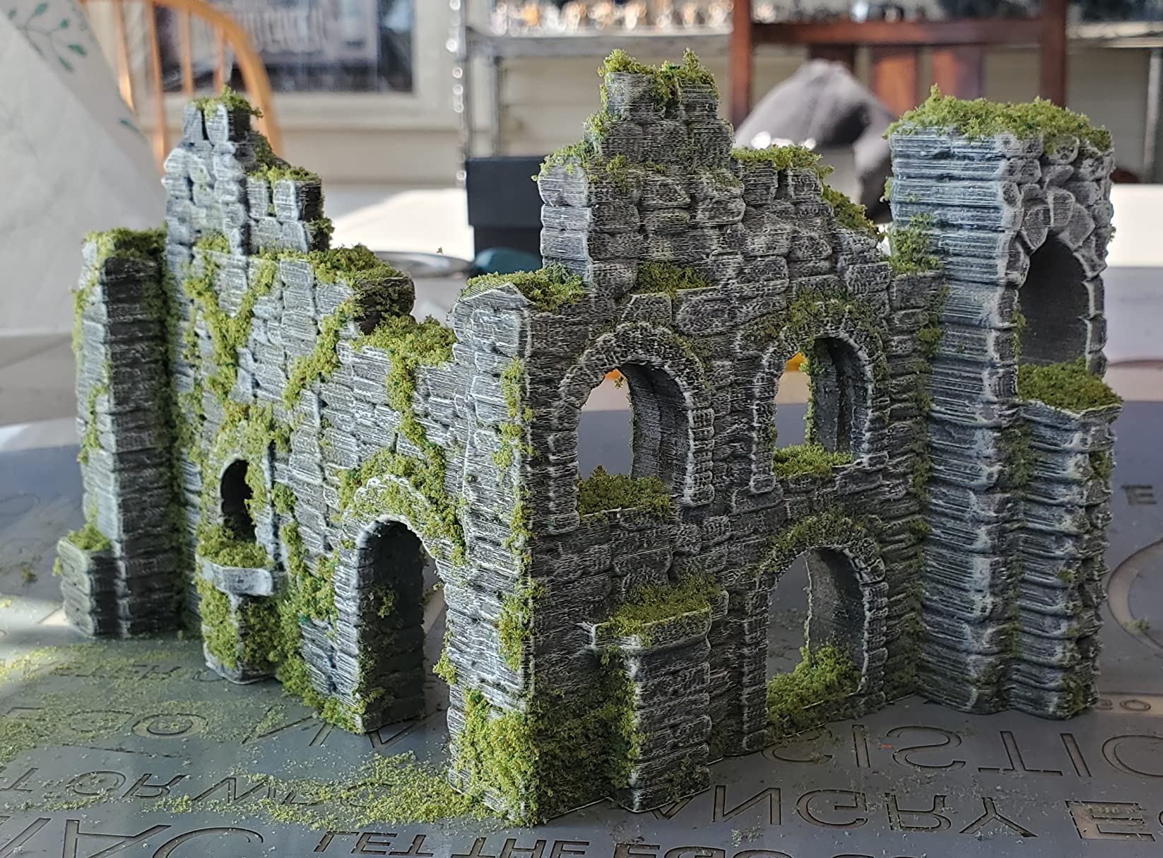 EnderToys Battle Ruined Walls, Terrain Scenery for Tabletop 28mm Miniatures Wargame, 3D Printed and Paintable customer photo 1