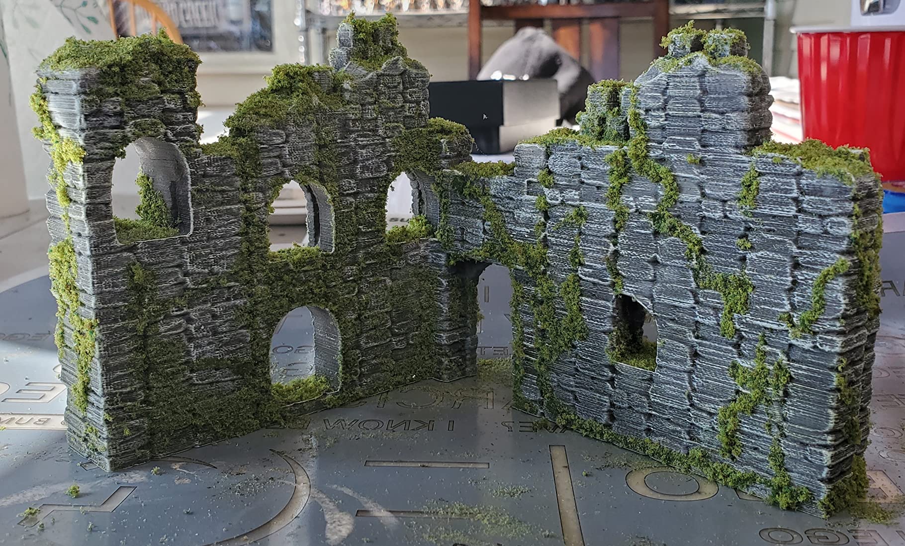 EnderToys Battle Ruined Walls, Terrain Scenery for Tabletop 28mm Miniatures Wargame, 3D Printed and Paintable customer photo 2