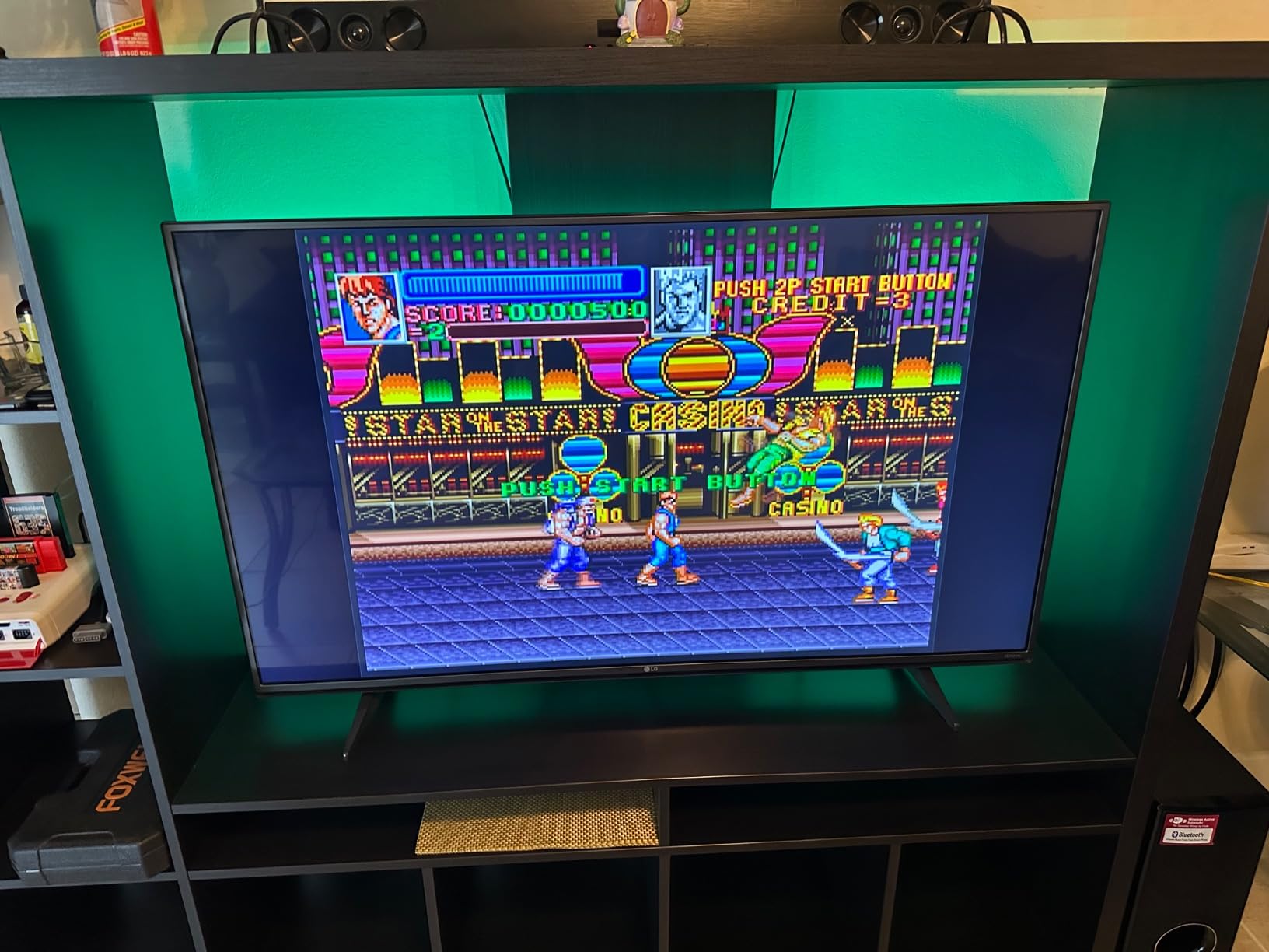 Retro-Bit Super Retro Trio HD Plus 720P 3 in 1 Console System - HDMI Port - for Original NES/SNES, Super Nintendo and Sega Genesis Games - Red/White customer photo 1