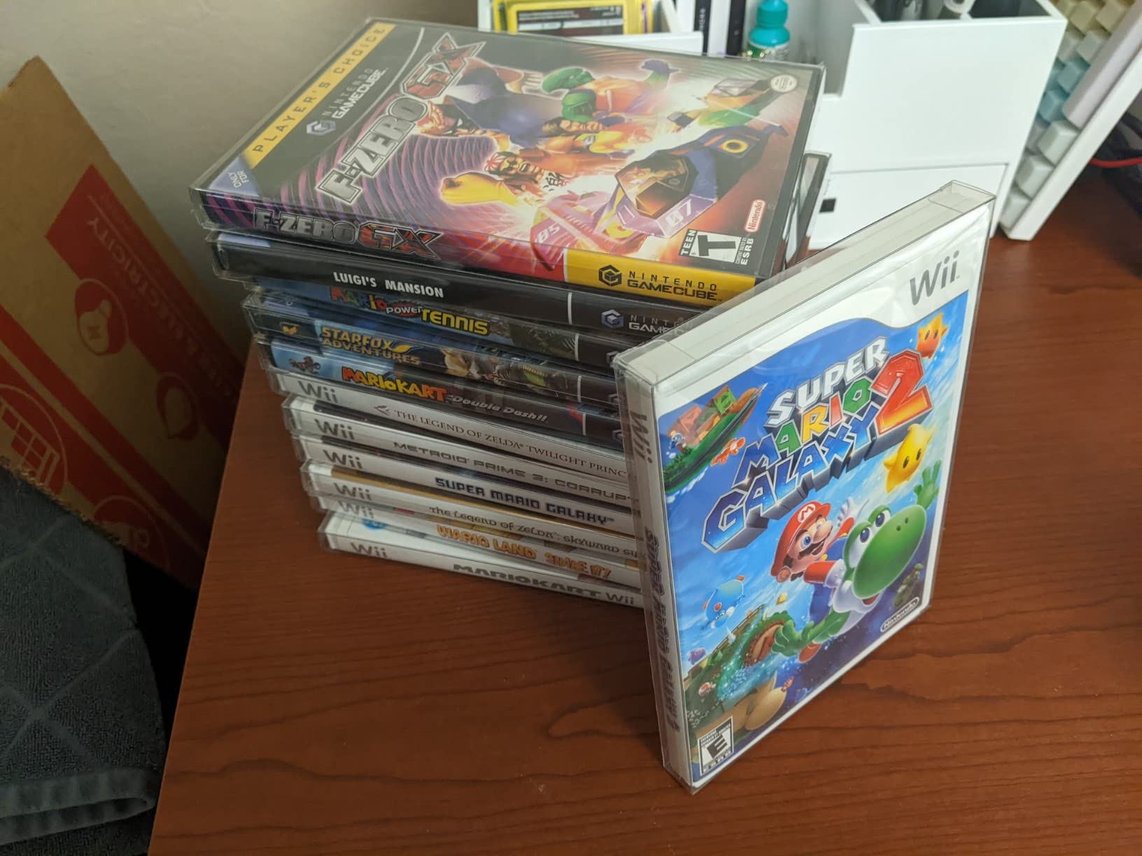 Game Box Protector Compatible with Nintendo GameCube games (Gamecube, Xbox, WII, PS2) - 0.40MM Thick compatible for Zelda, Mario Kart, Resident Evil, Pokemon, Animal Crossing, Metroid (Pack of 25) customer photo 2