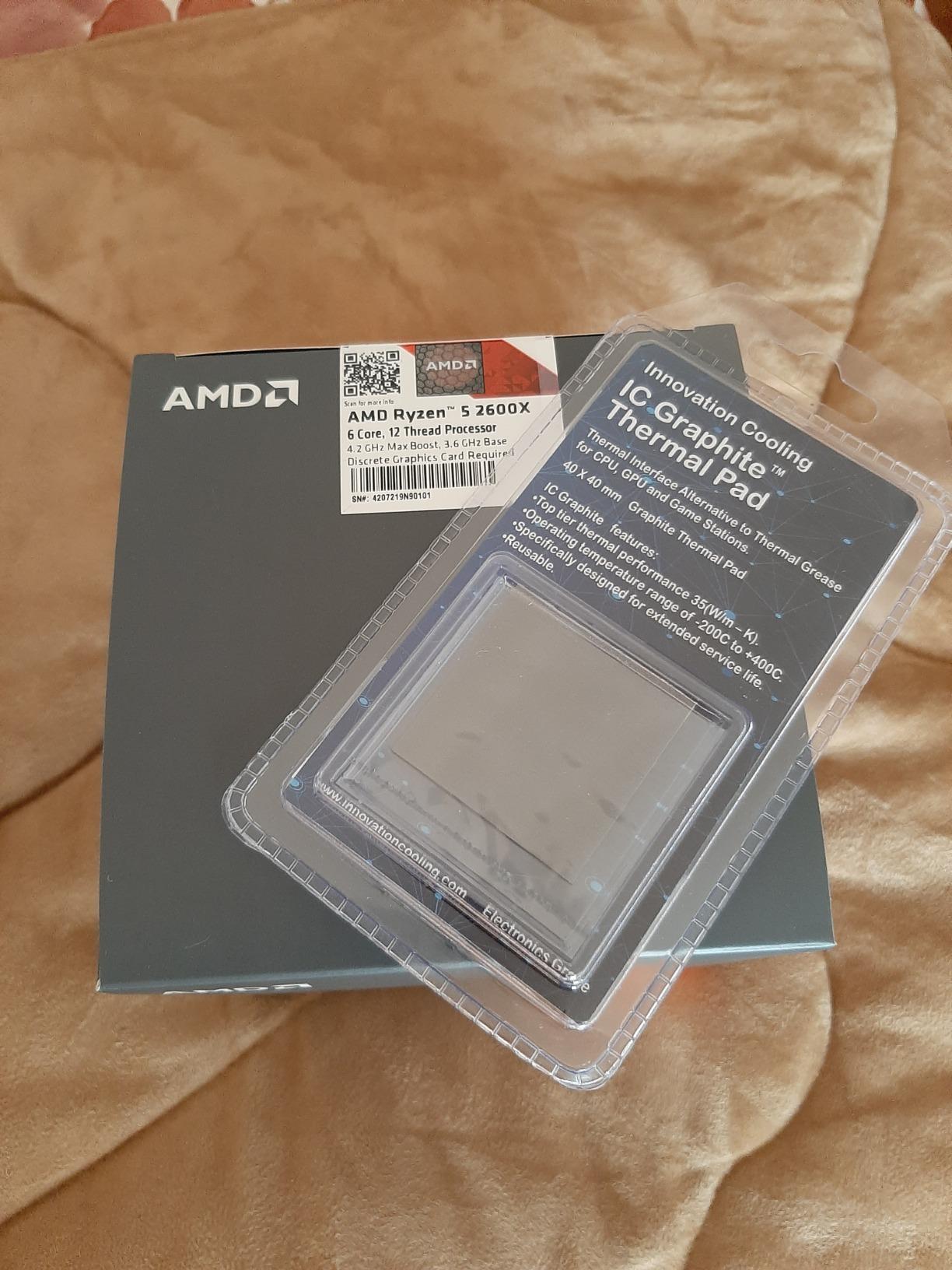 Graphite Thermal Pad - Permanent Replacement for Thermal Paste/Grease (40 X 40mm) customer photo 2