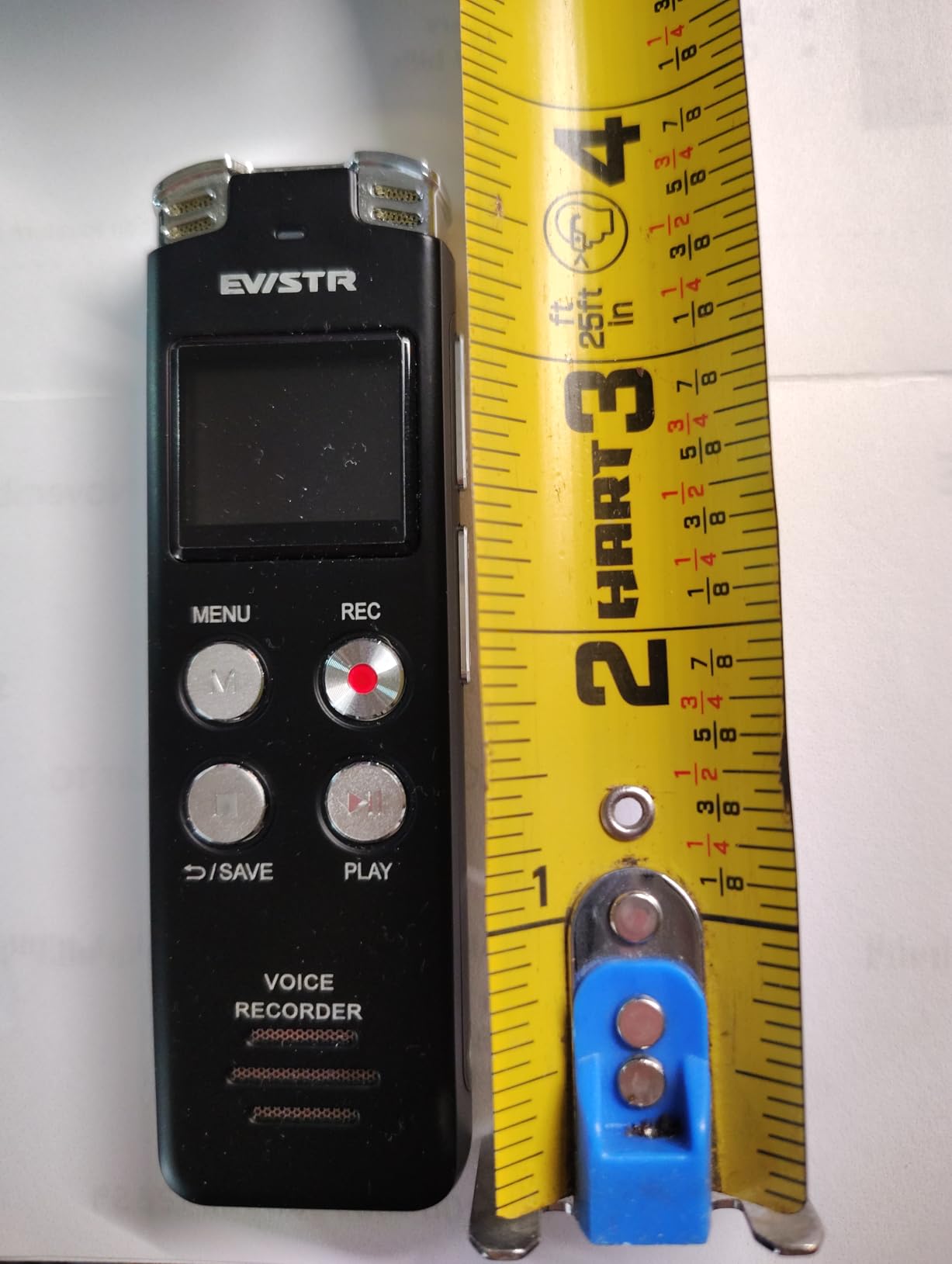 64GB Digital Voice Recorder with Playback: Voice Activated Recorders for Lectures Meetings Interviews - EVISTR Dictaphone Recording Device customer photo 2