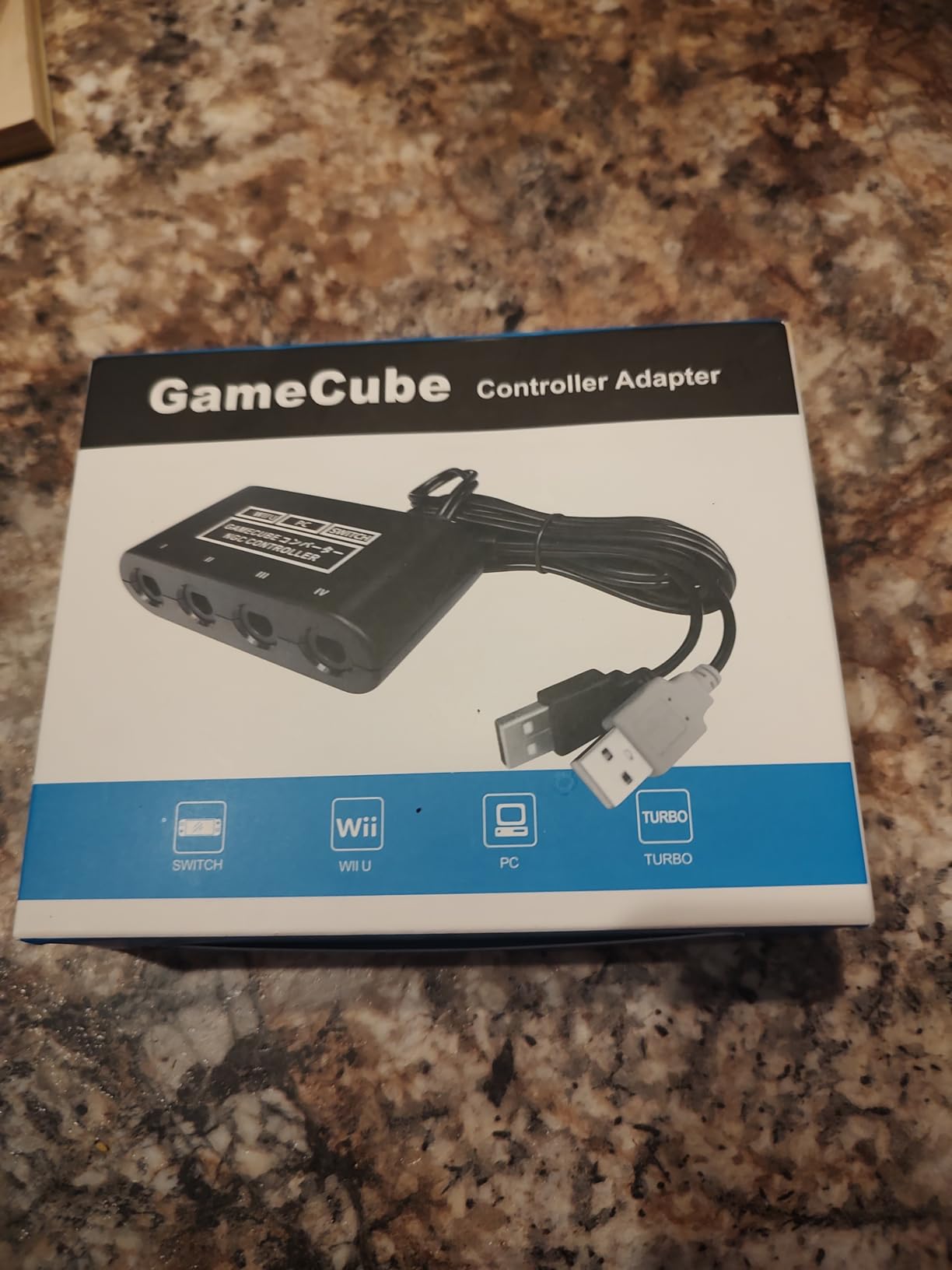 Gamecube Adapter for Nintendo Switch / Wii U / PC and Switch 2 Gamecube Controller Adapter, Super Smash Bros Adapters for NGC Controller, Support Turbo and Vibration Features with 180cm USB Cable customer photo 2