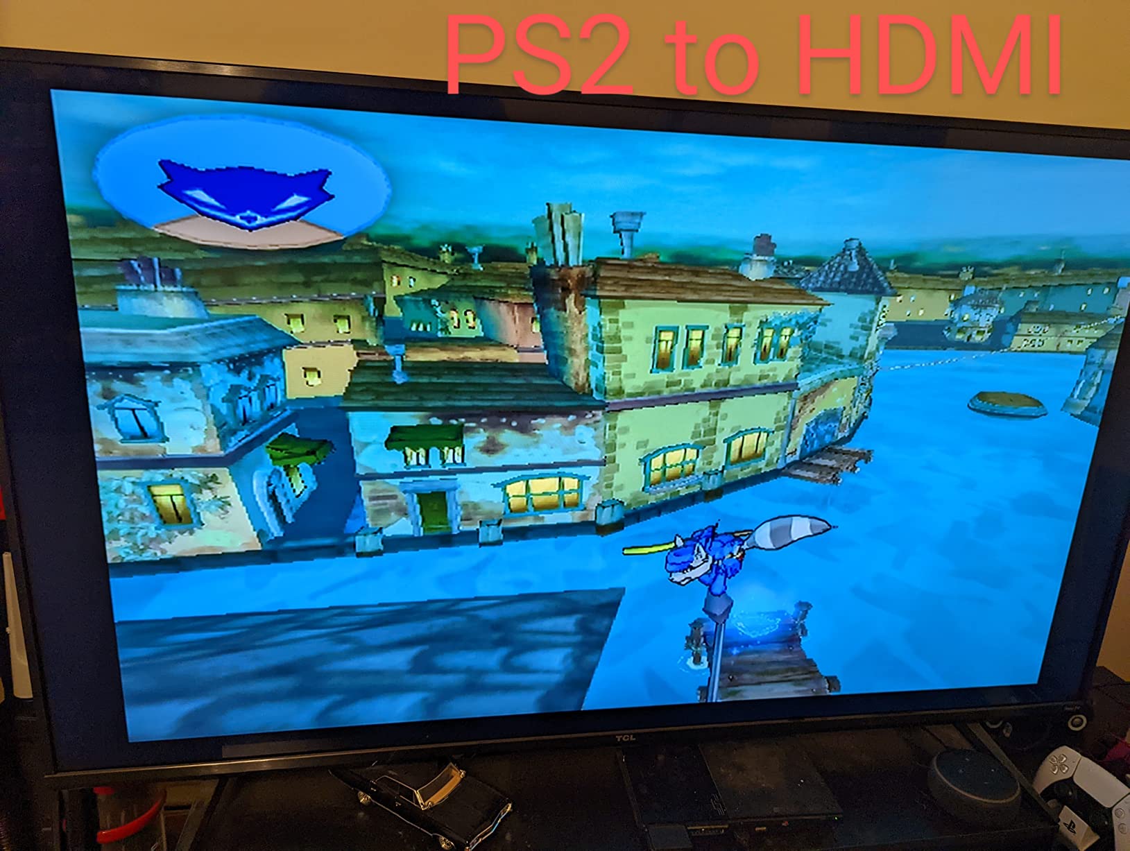 New PS2 to HDMI Converter Adapter, Video Converter with 3.5mm Audio Output for HDTV HDMI Monitor, with USB Power Cable, Supports All PS2 Display Modes customer photo 1