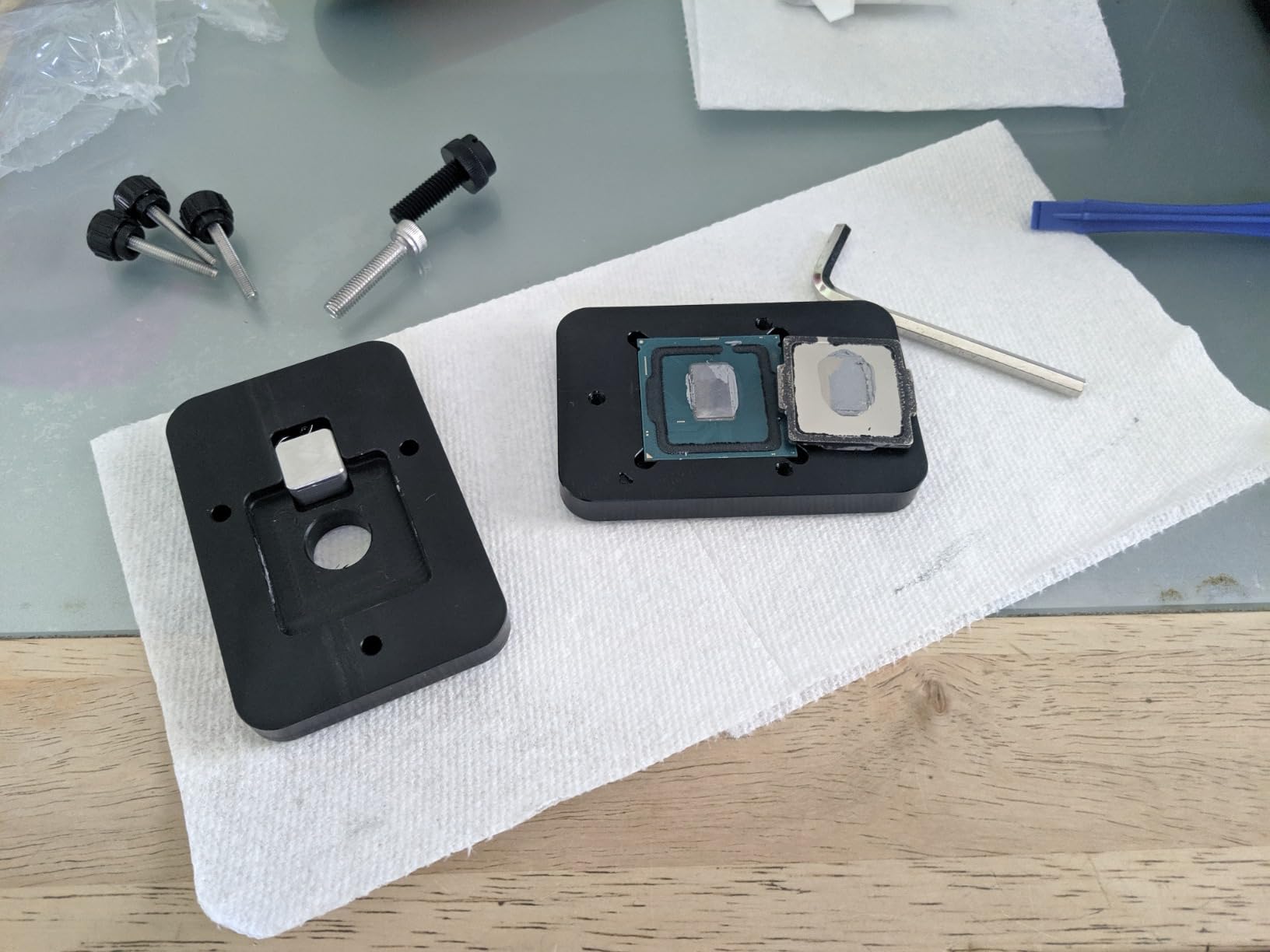 EG Starts Kaby Intel CPU Delid & Relid Compatible LGA 775 1150 1151 Skylake i3 i5 i7 Opener Cap Tool for E3 1230 1231 3770k 4590 4790k 7700k 8600k 8700K i9 9900K customer photo 2