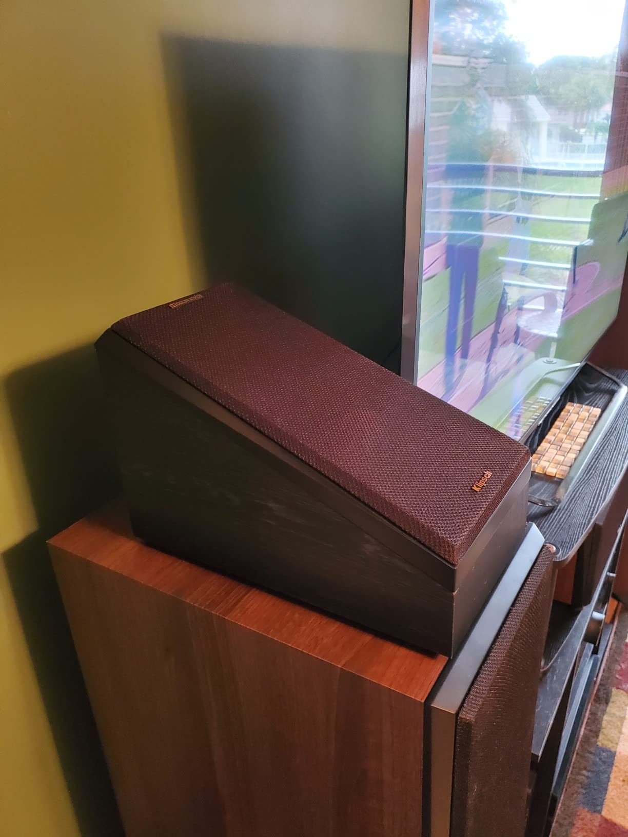 Klipsch RP-500SA Dolby Atmos Surround Sound Speakers (Ebony) (1066507) customer photo 2
